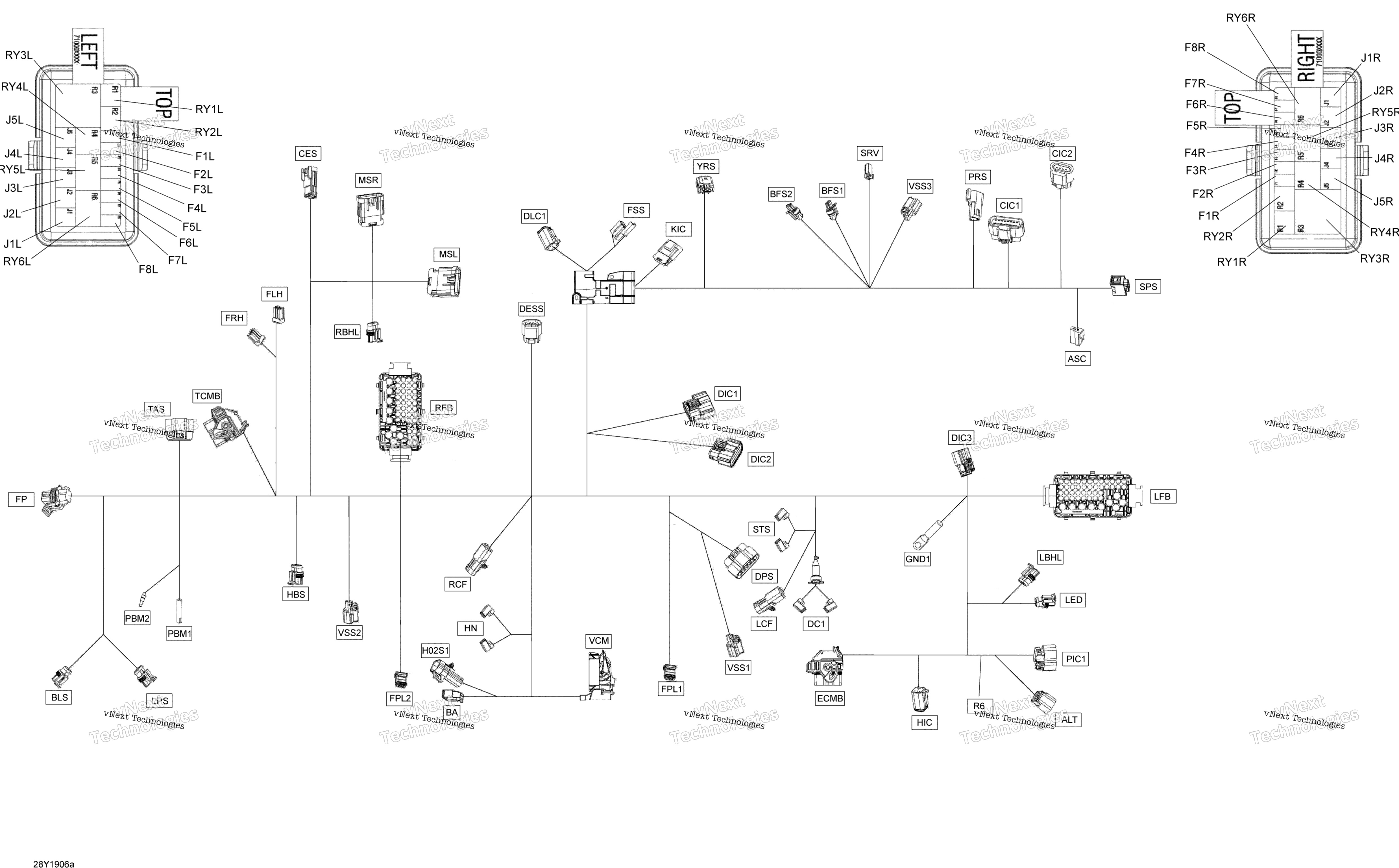 Электрооборудование Harness Main