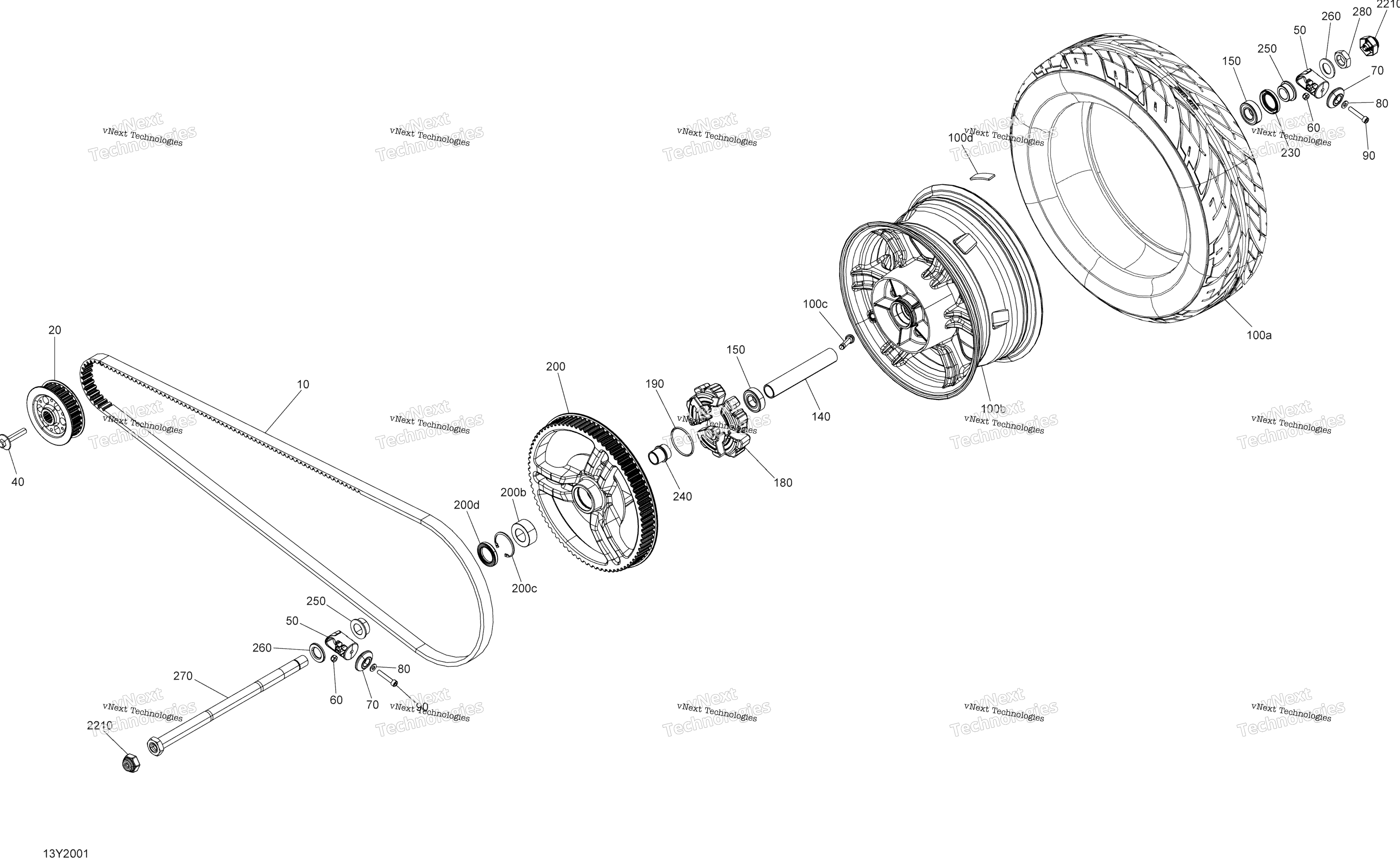 Привод System, Rear