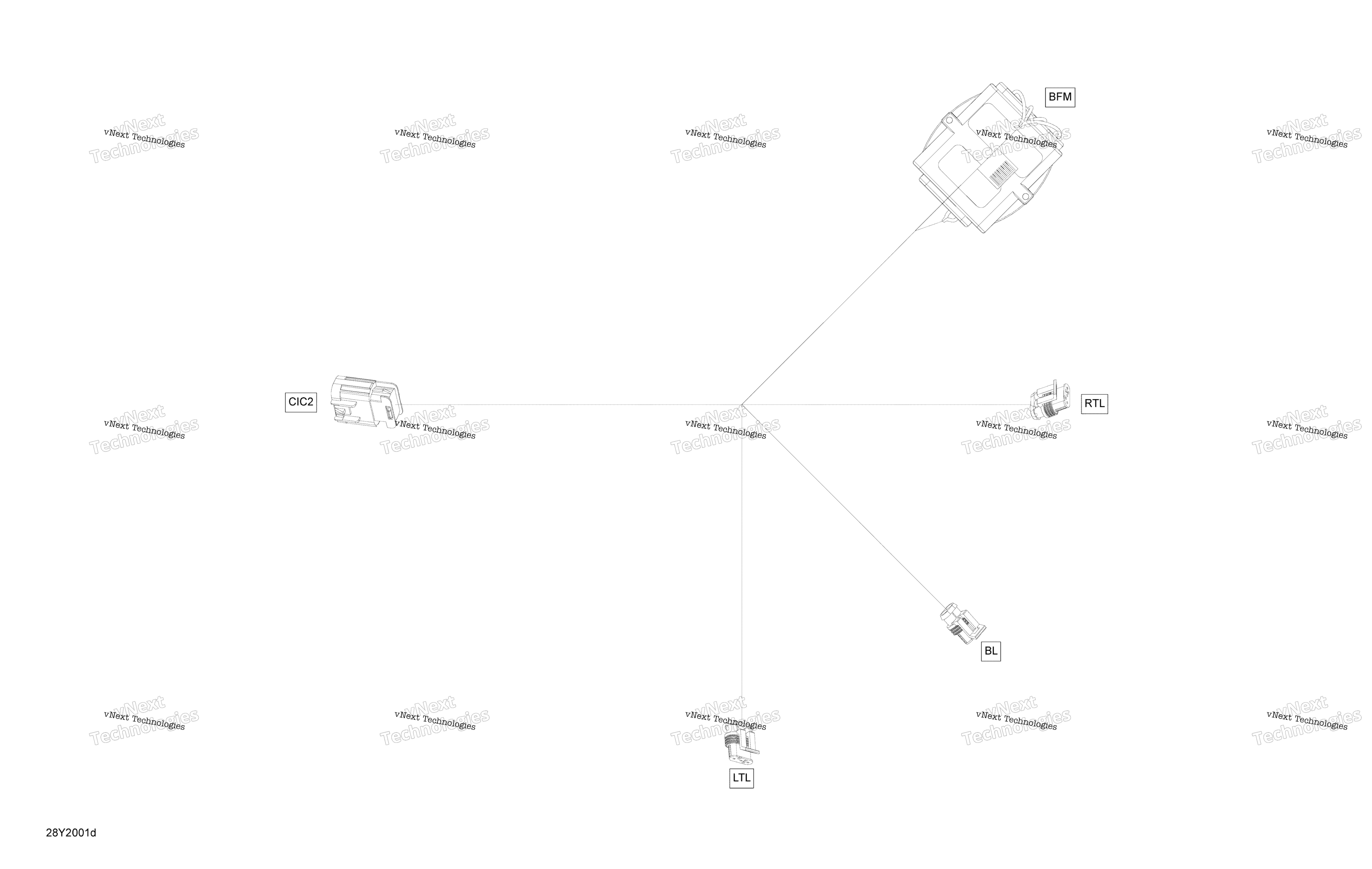 Электрооборудование Harness Cargo - Canada-Usa