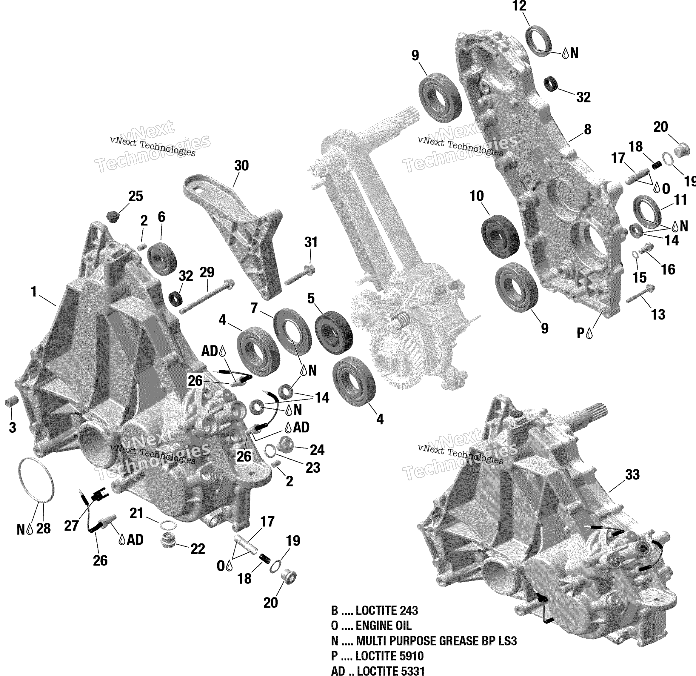 Gearbox Housing 900 Ace