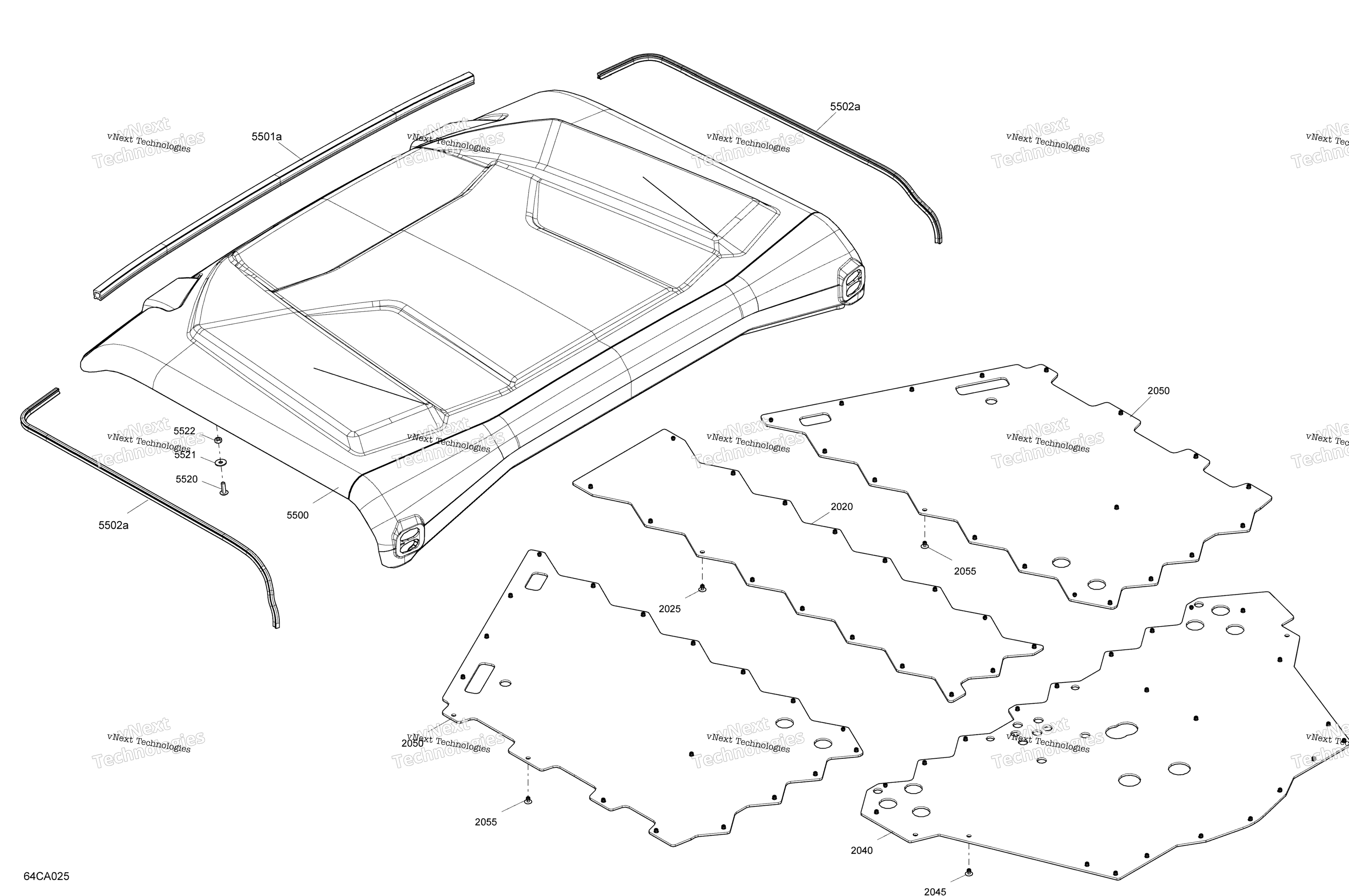 кузов Skid Plate