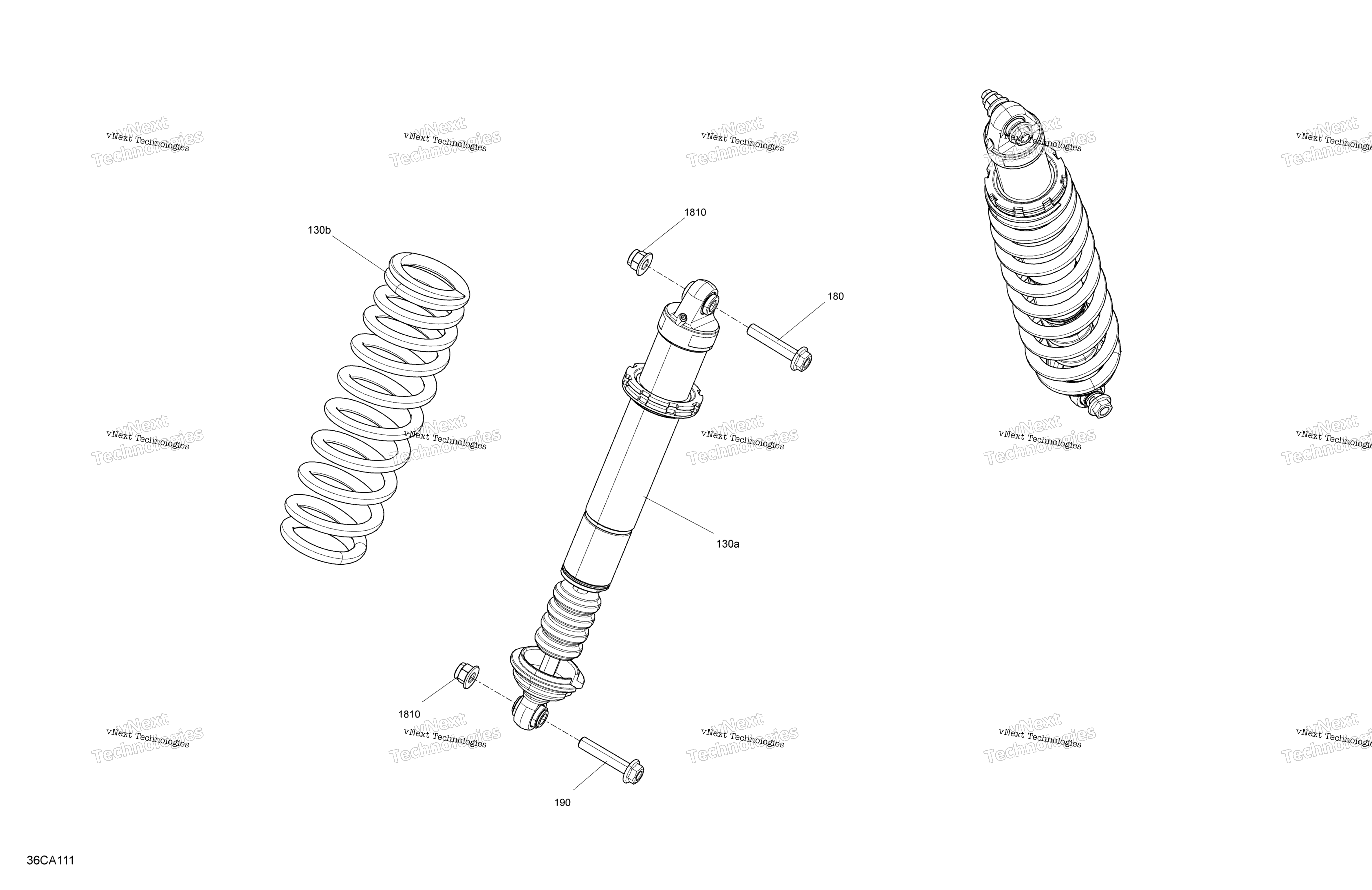 Подвеска - Rear Shocks - Dps