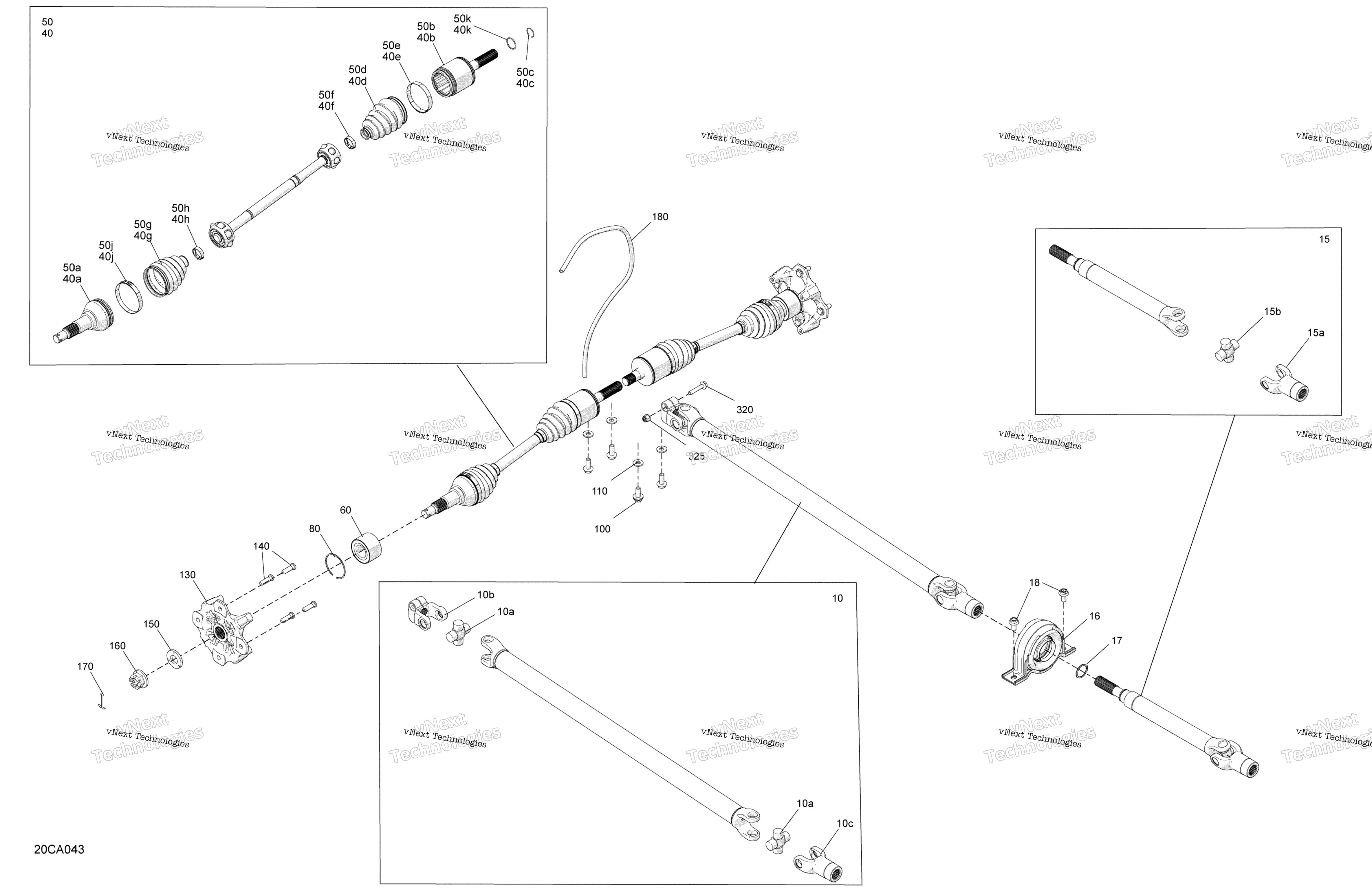 Привод - Front Section - Common Parts