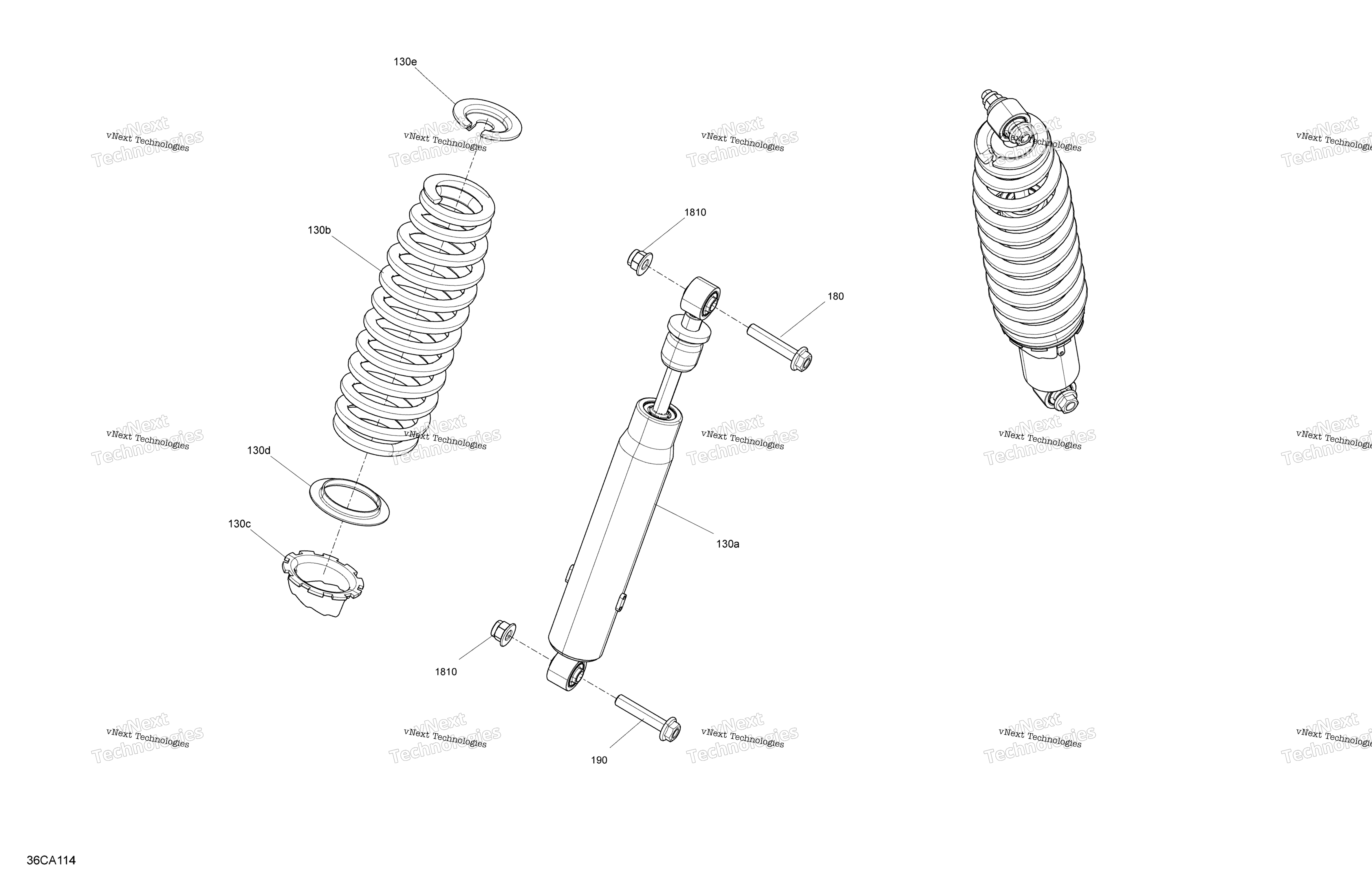 Подвеска - Rear Shocks - Dps