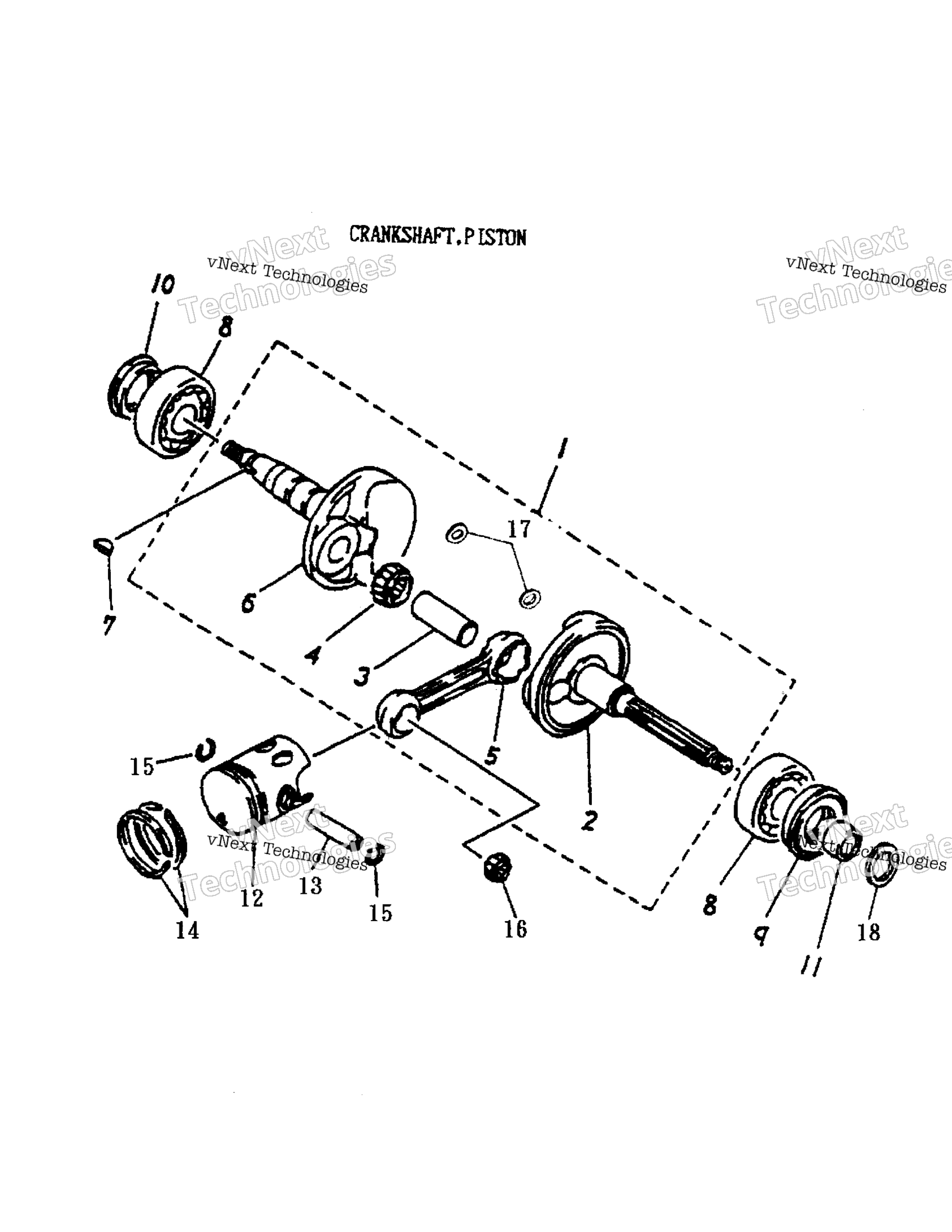Camshaft, поршень (170 02)