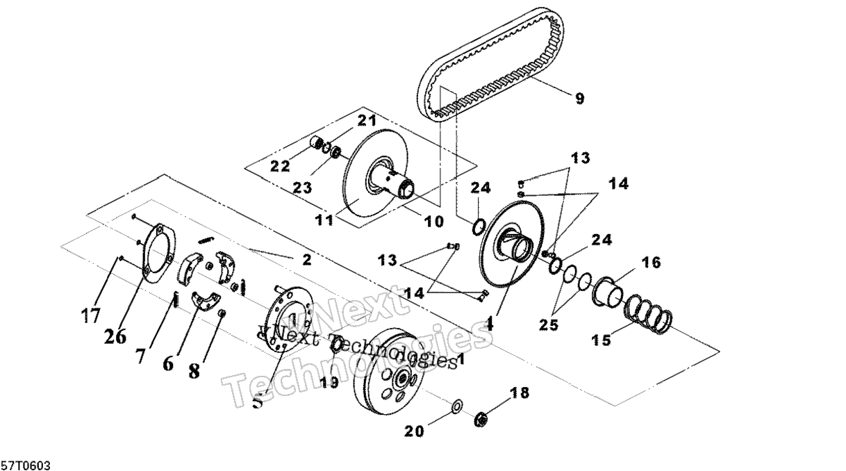 Ведомый Pulley