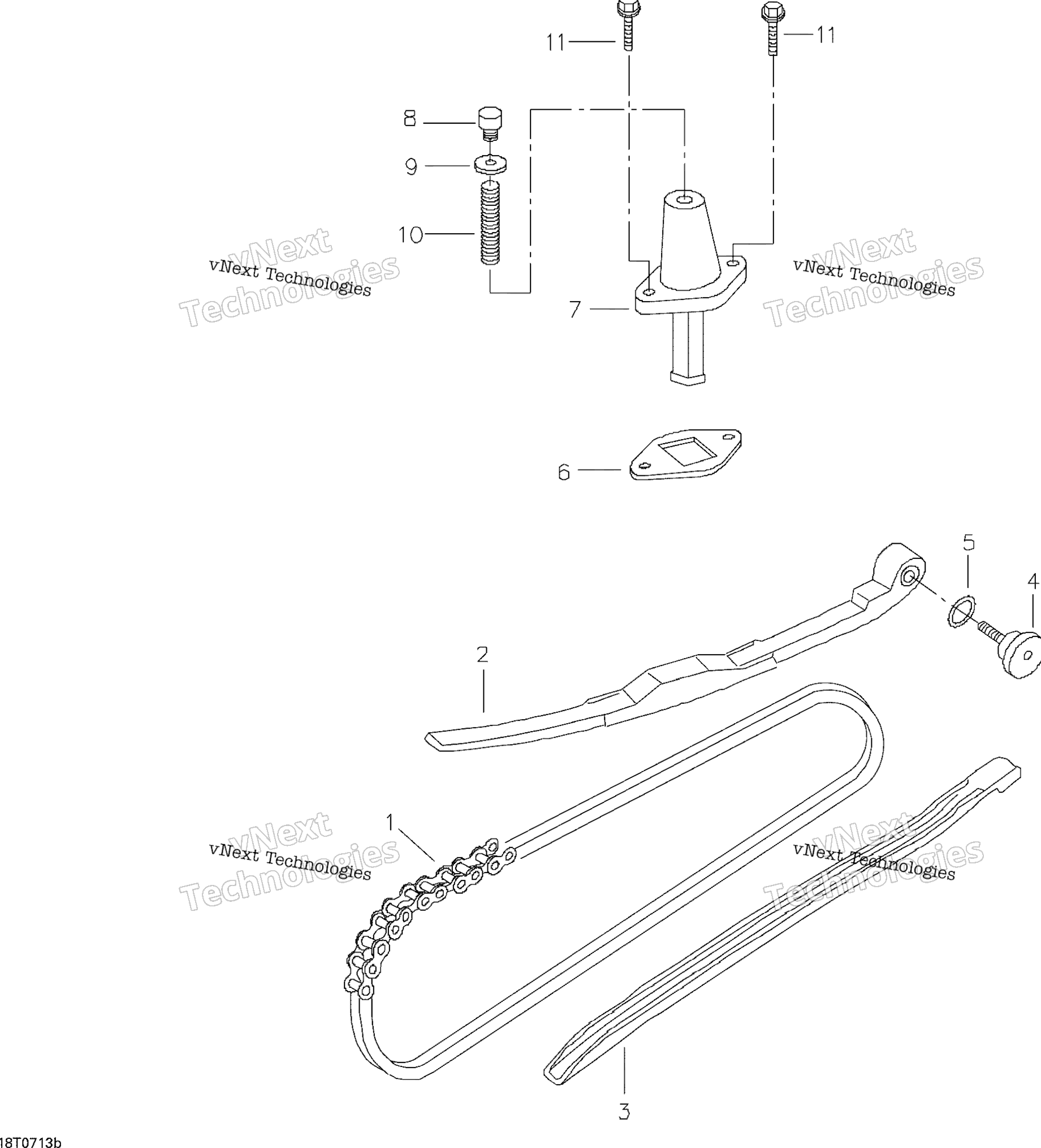 цепь Tensioner