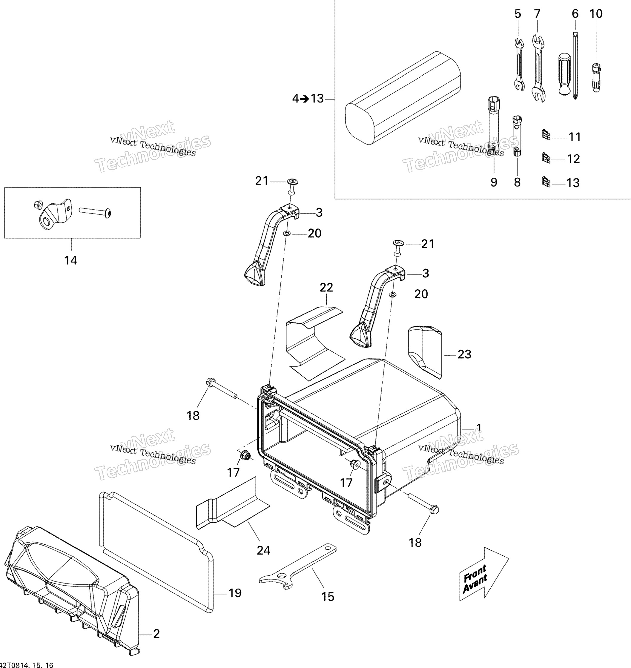 Задняя часть Cargo Box
