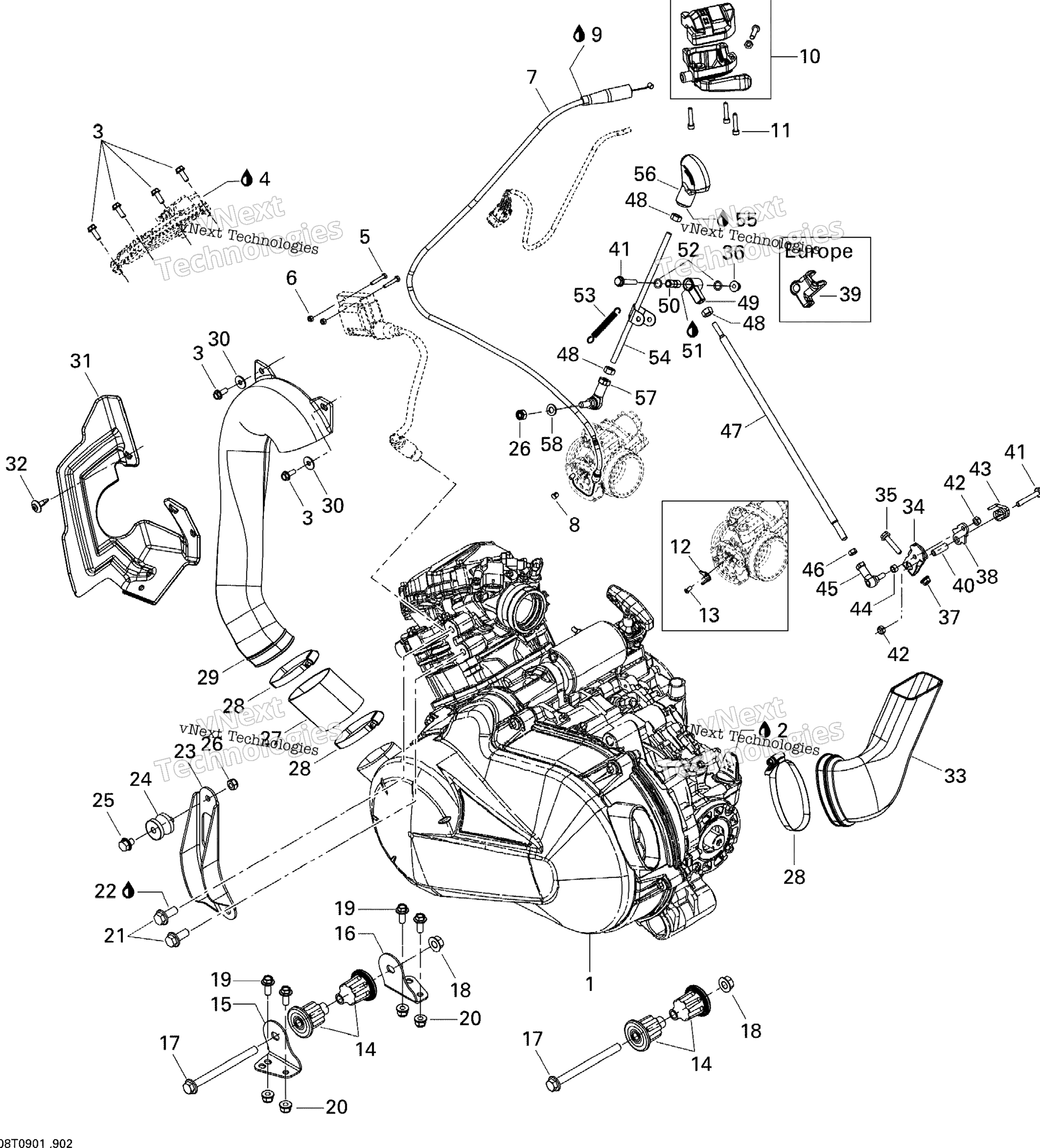 Двигатель And Engine Support