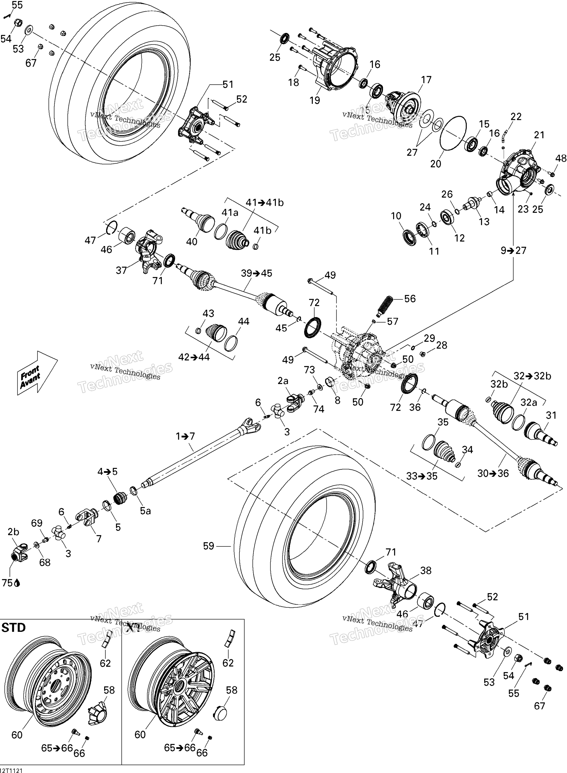 Привод System, Front