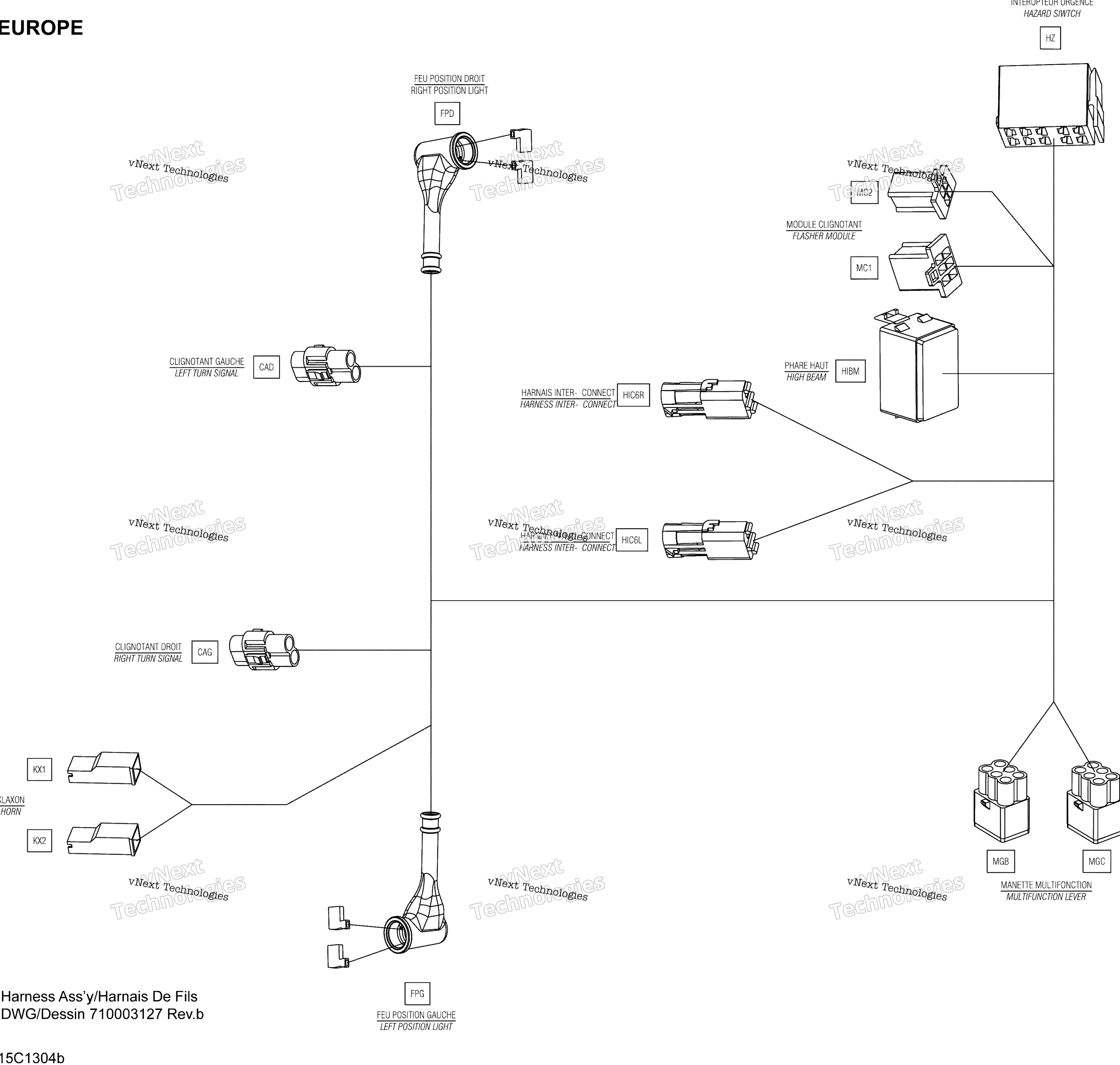 Электрооборудование Harness Europe