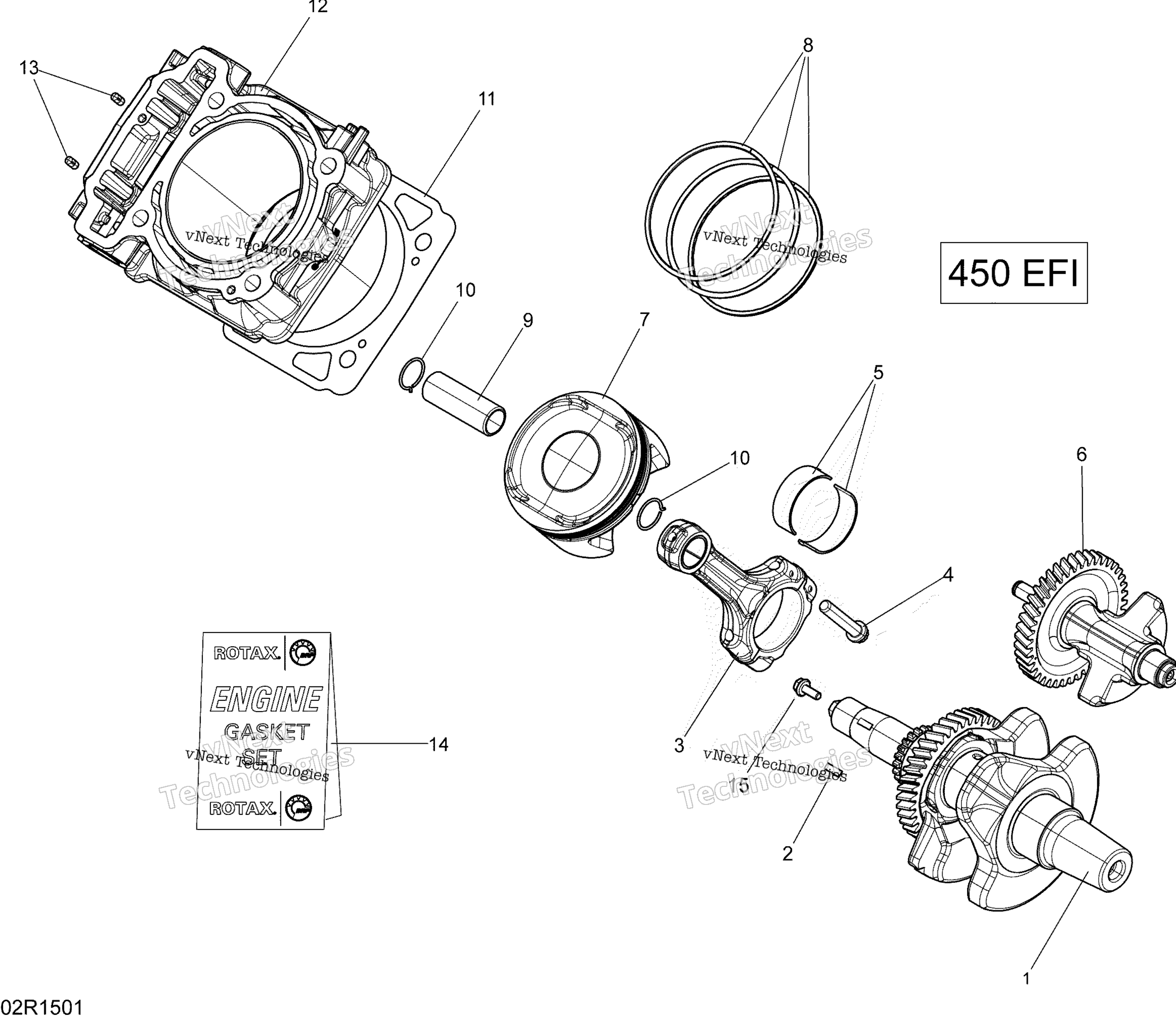 Коленчатый вал And Pistons