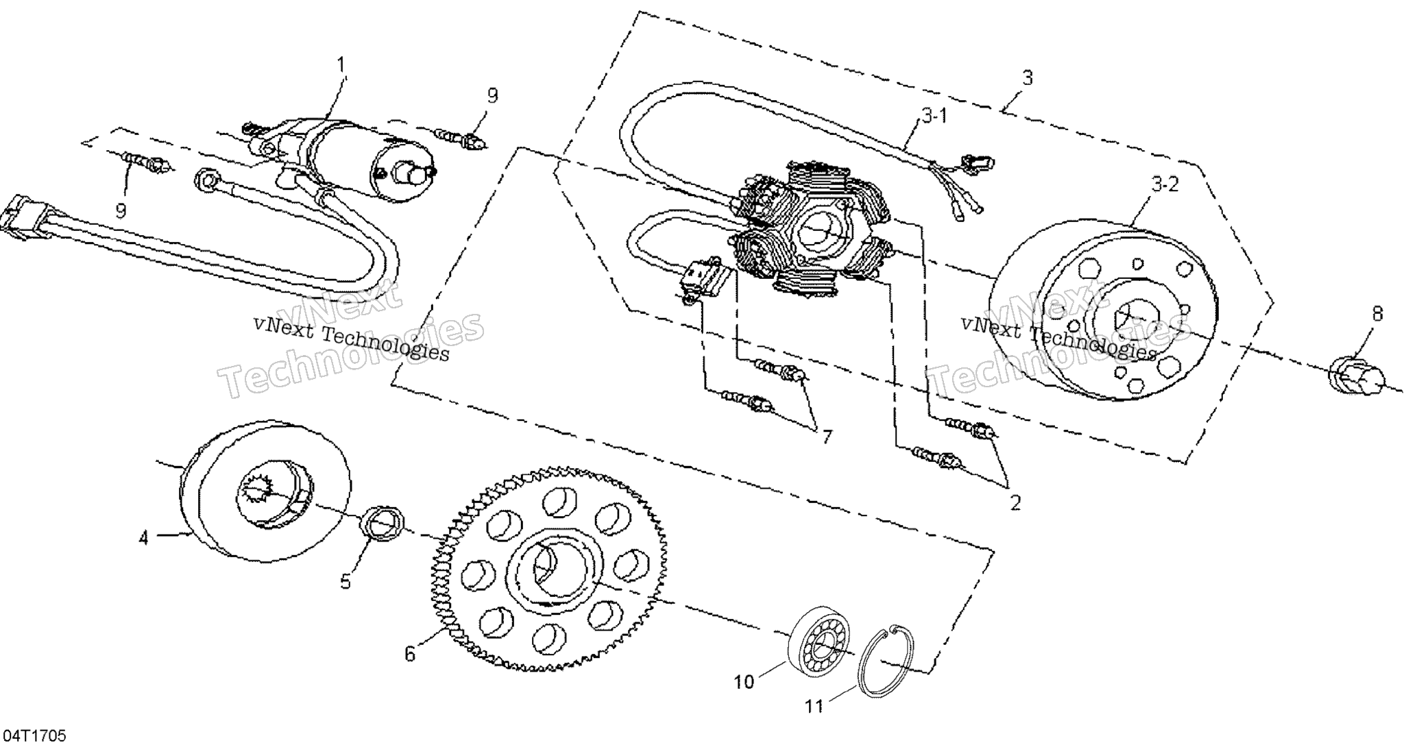 Магнето And Electric Starter