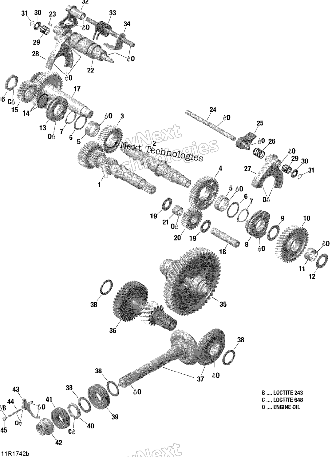 Передача Box Components - Without Lockable Rear Differential