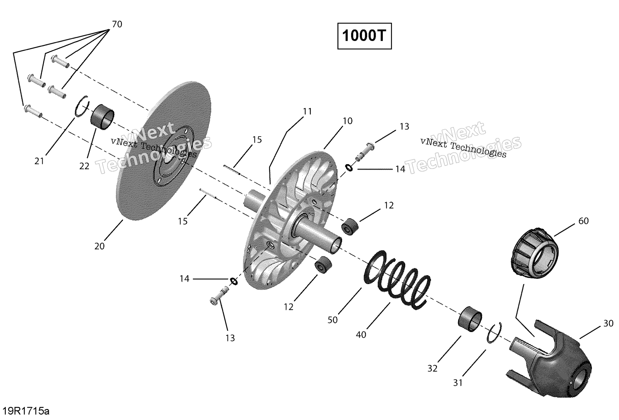 Transmission, Driven Pulley Turbo