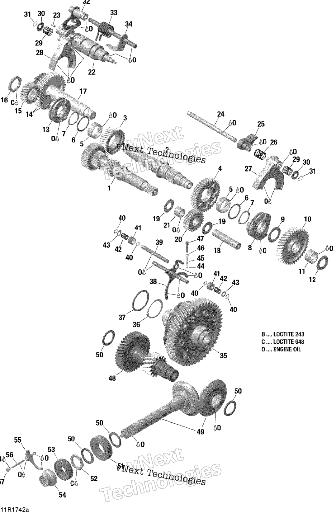 Передача Box Components - With Lockable Rear Differential