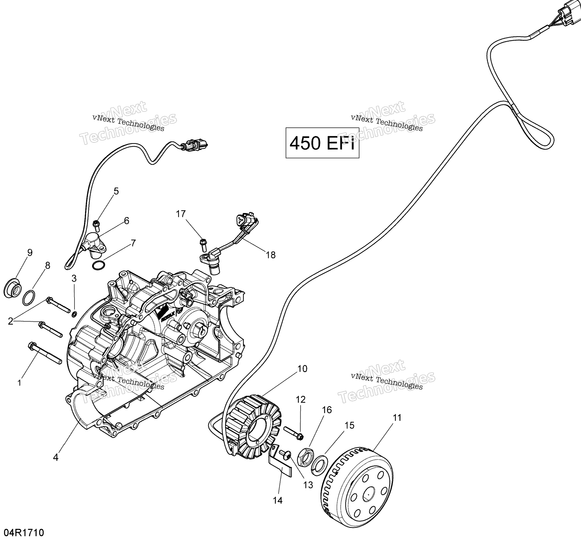 Магнето - 450 Efi