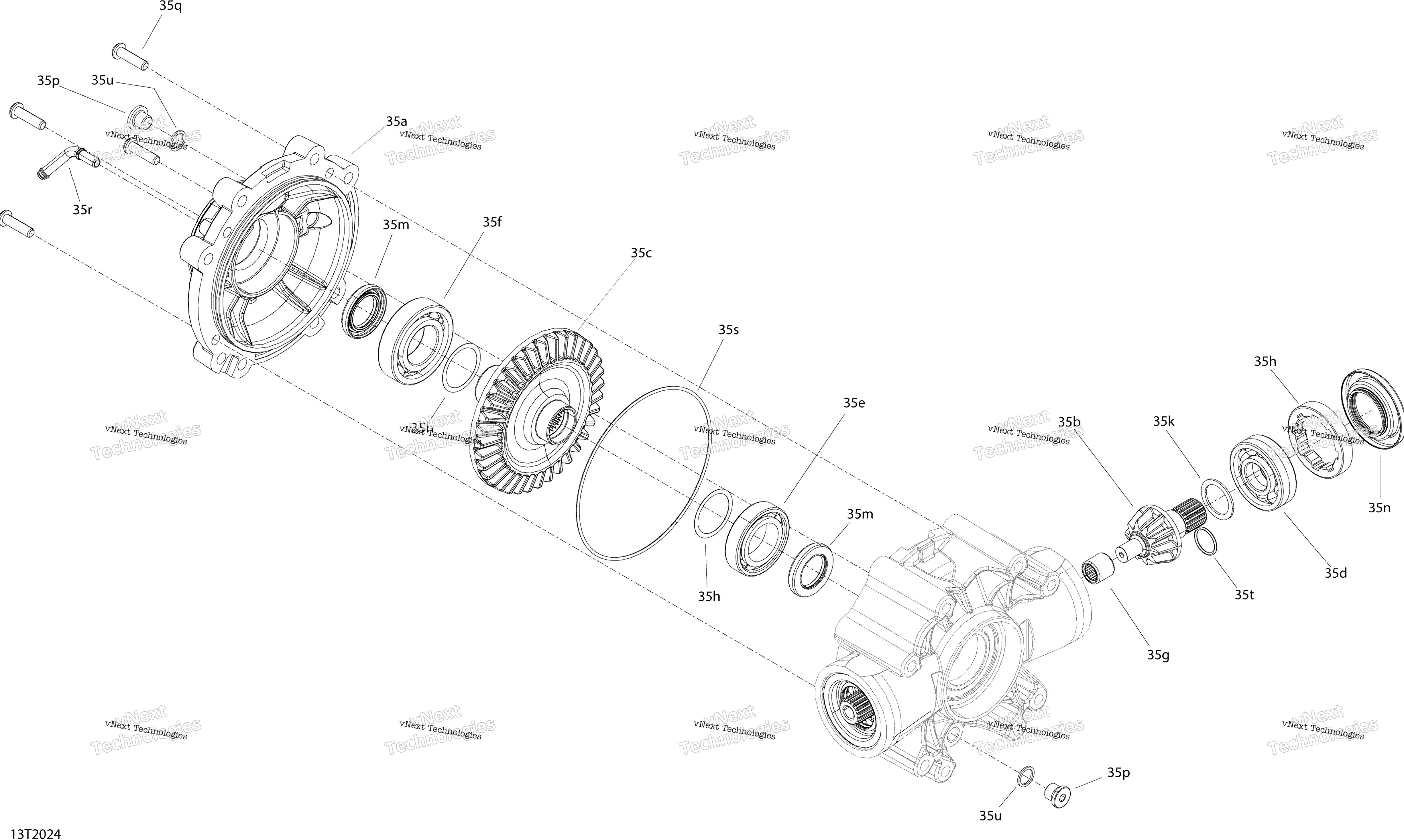 средний Differential