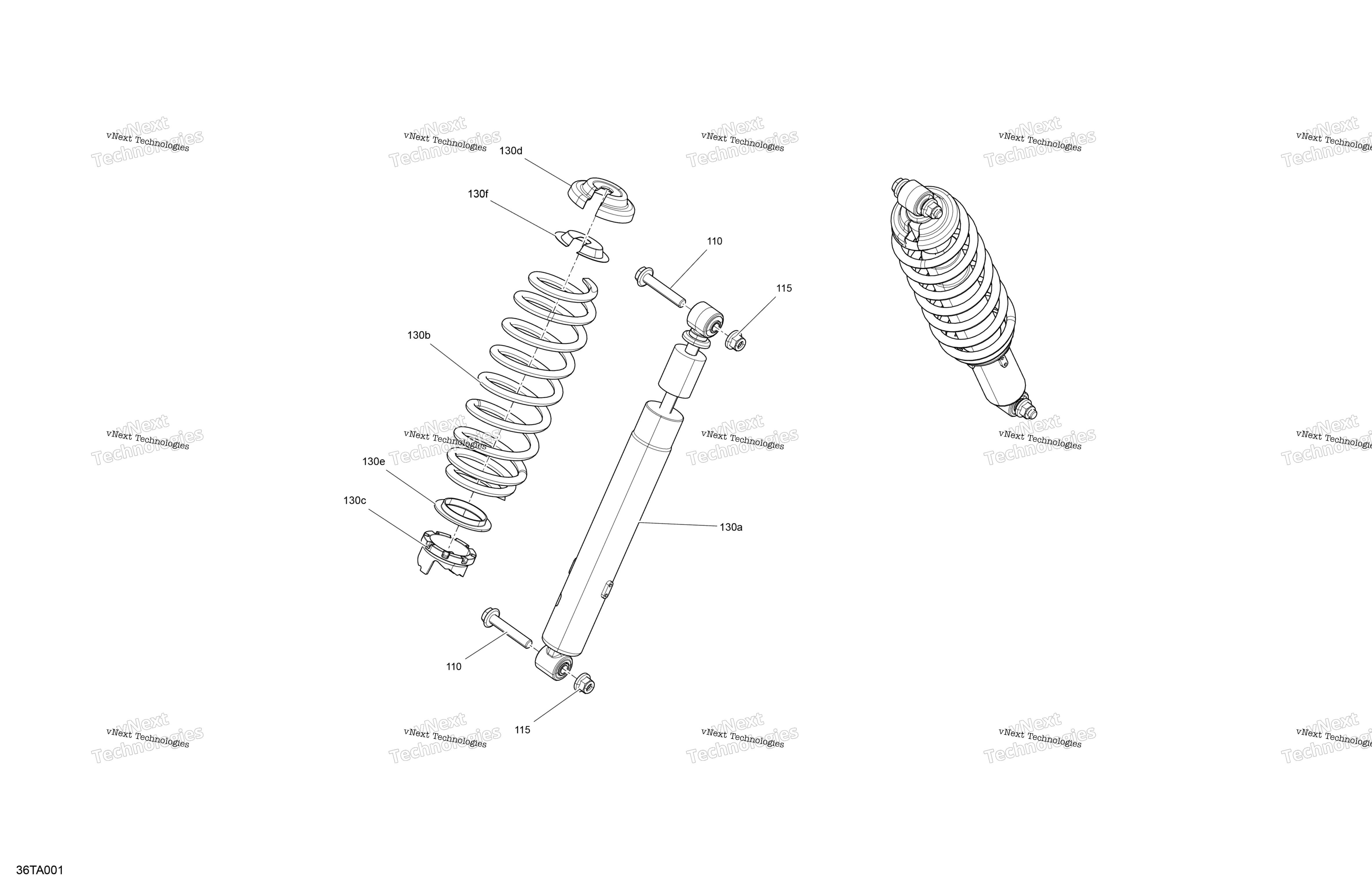Подвеска - Front Shocks - Xt