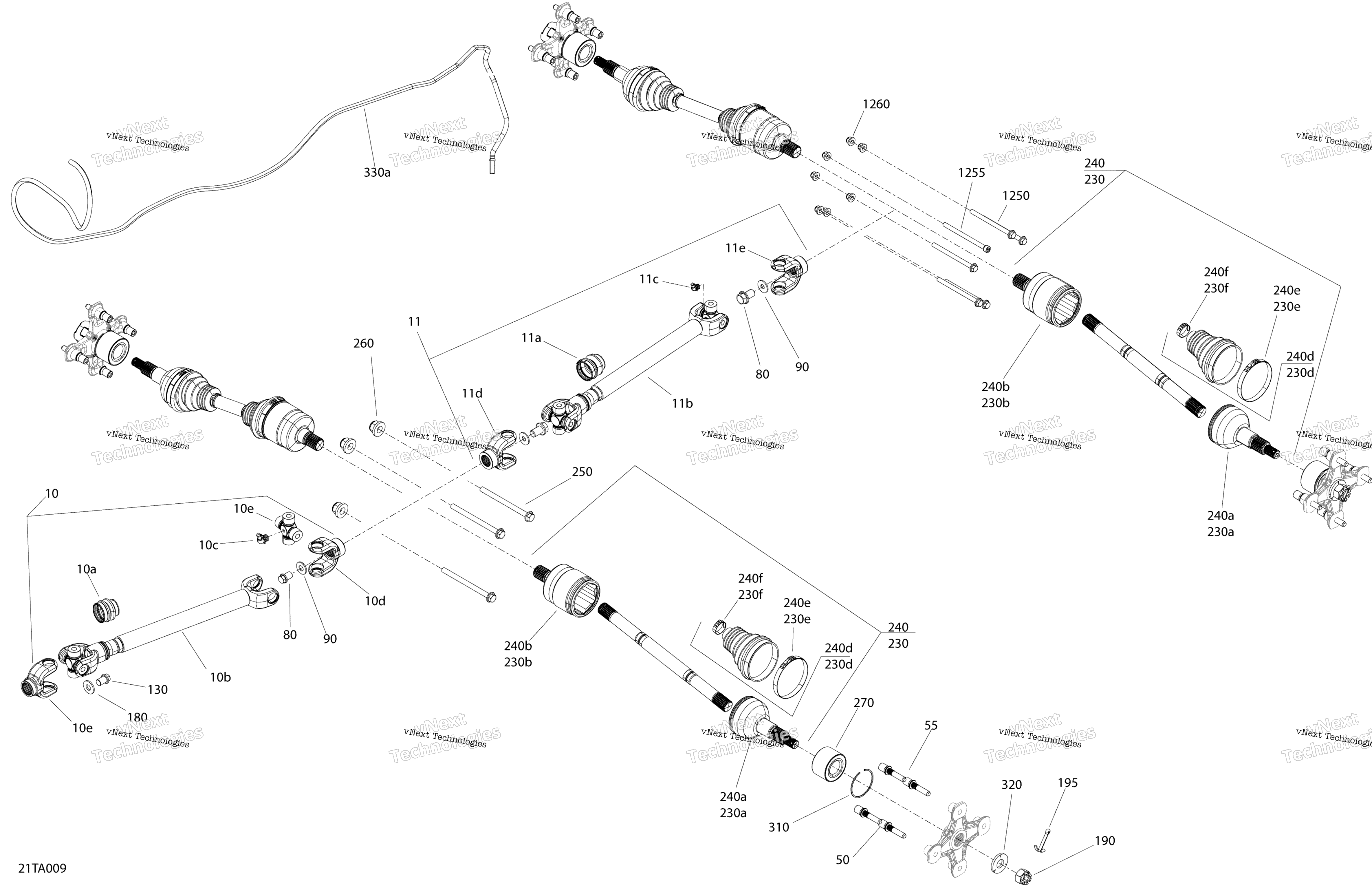 Привод - Rear Section - Common Parts