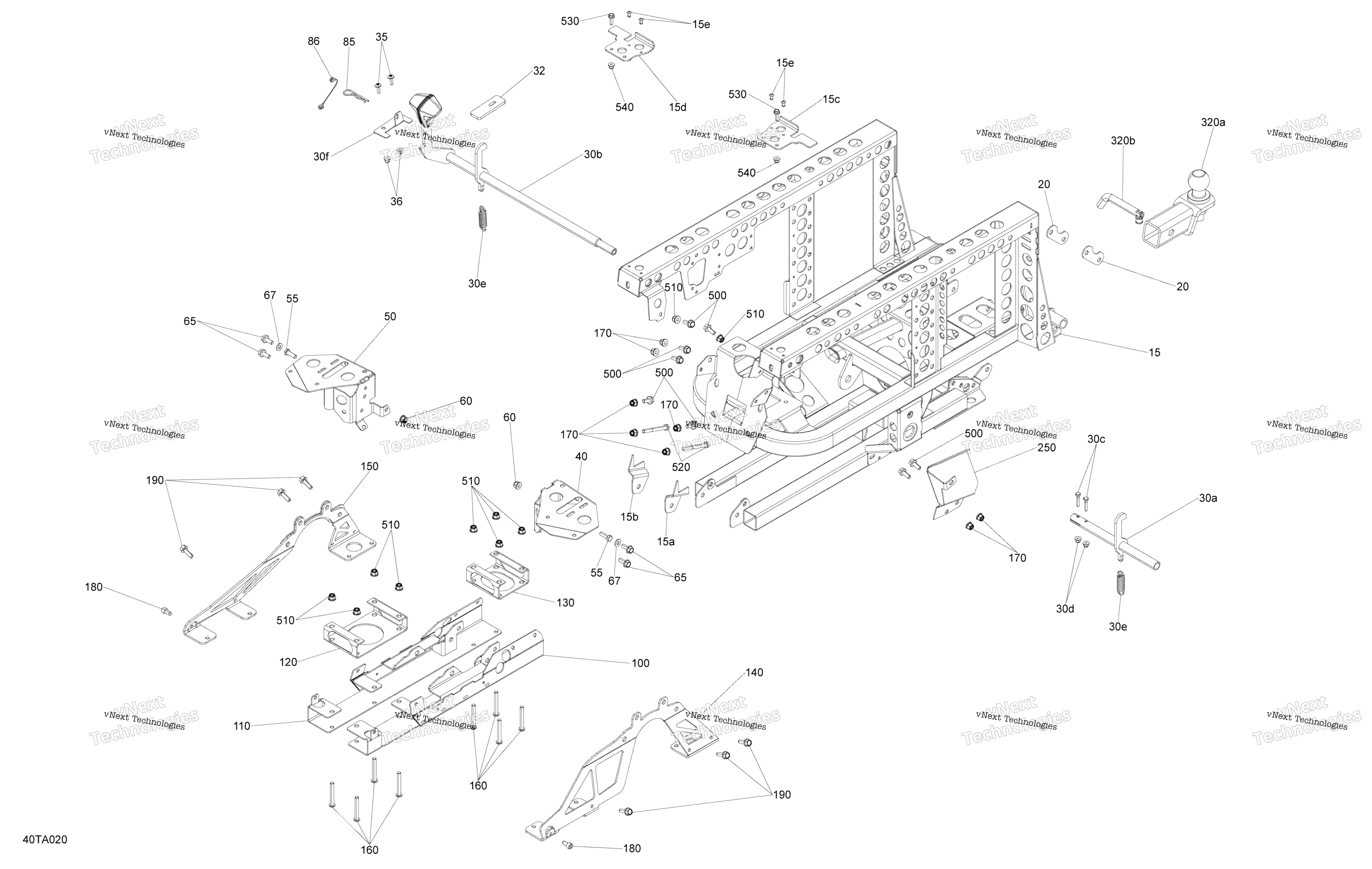 Рама - System - Rear Part
