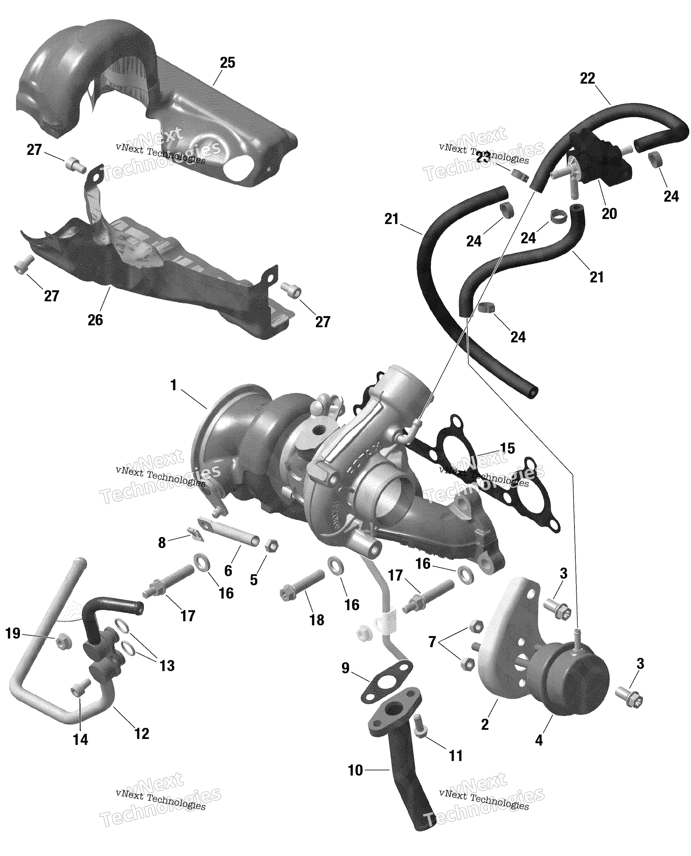 Rotax Turbocharger Turbo R