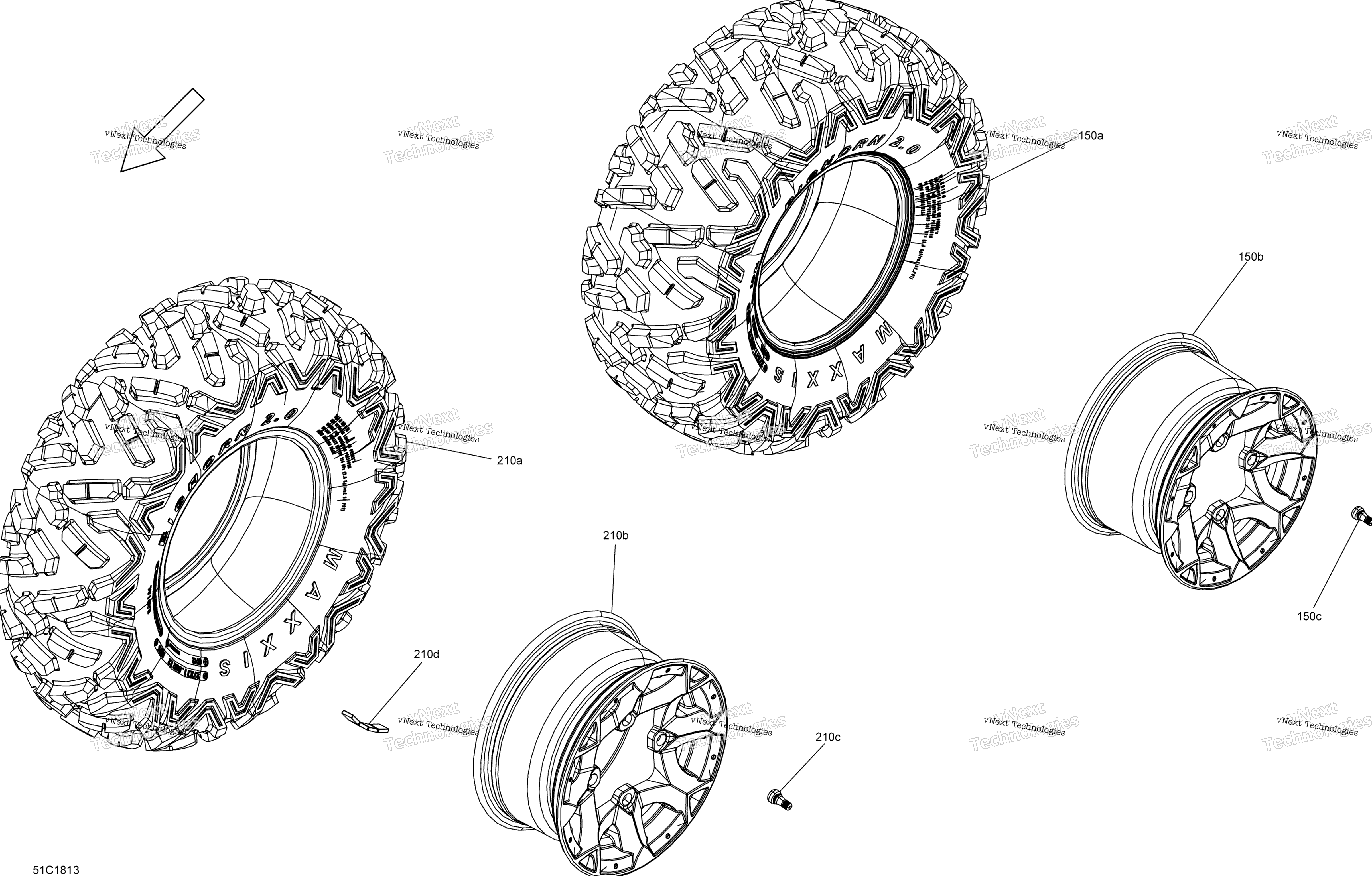 Колёса And Tires - Front And Rear - Package Std