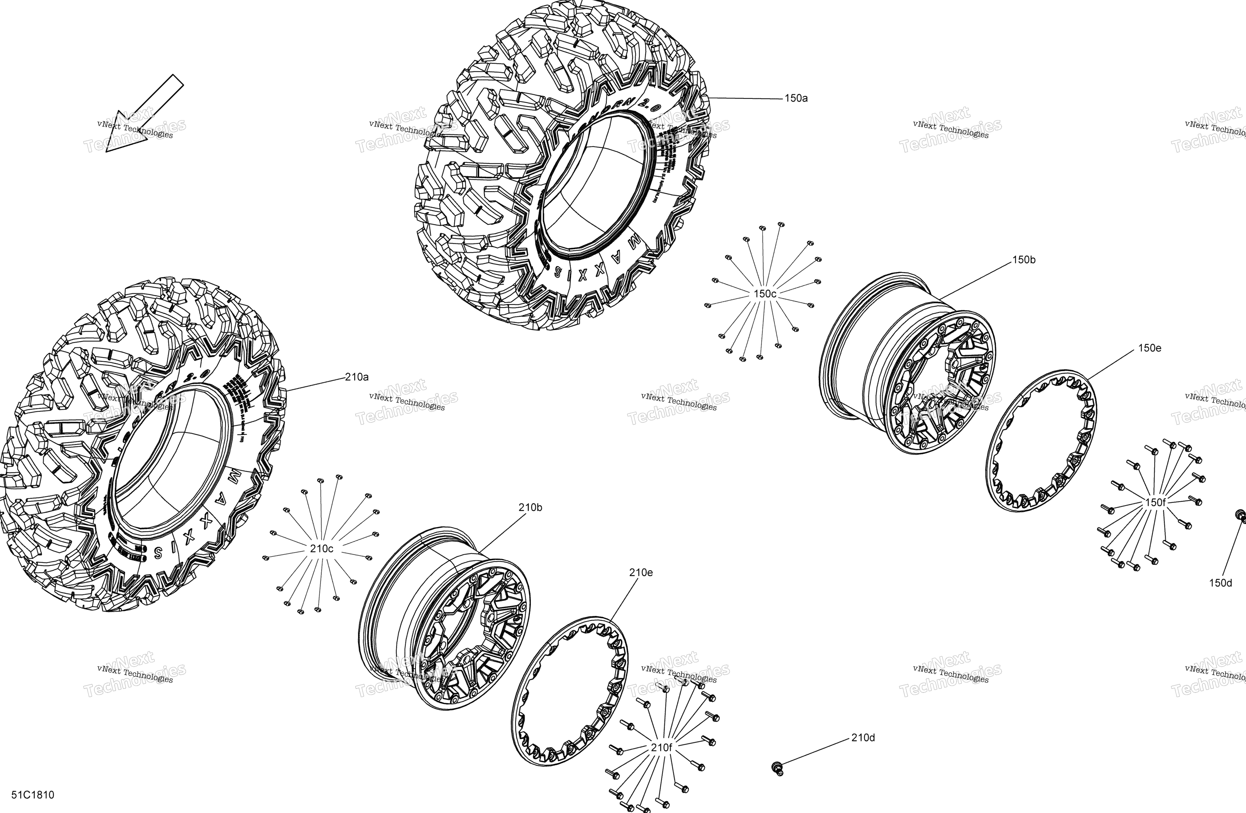 Колёса And Tires - Front And Rear - Package Std