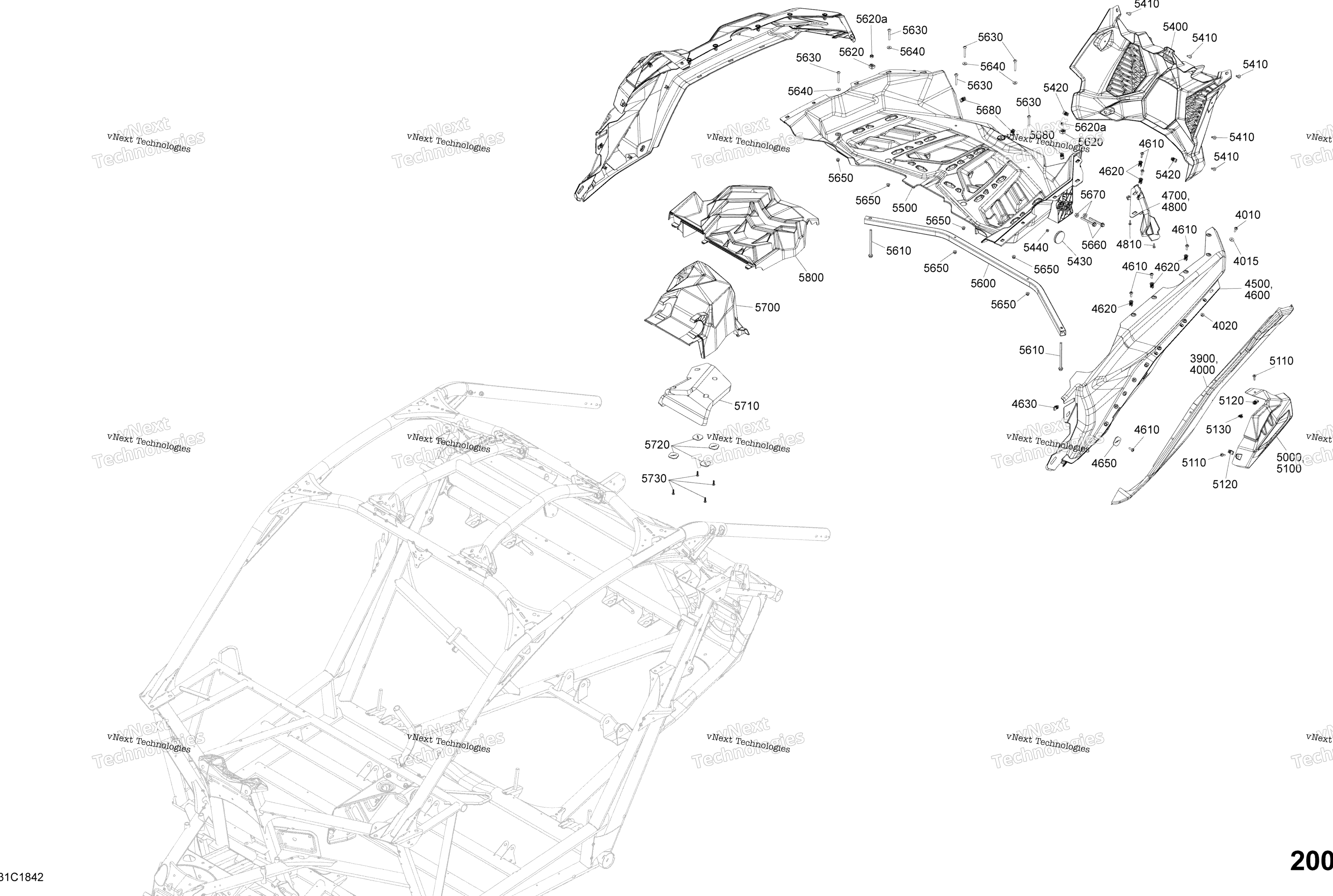 Кузов Parts - Triple Black - Package Xrs Dps - Rear Section