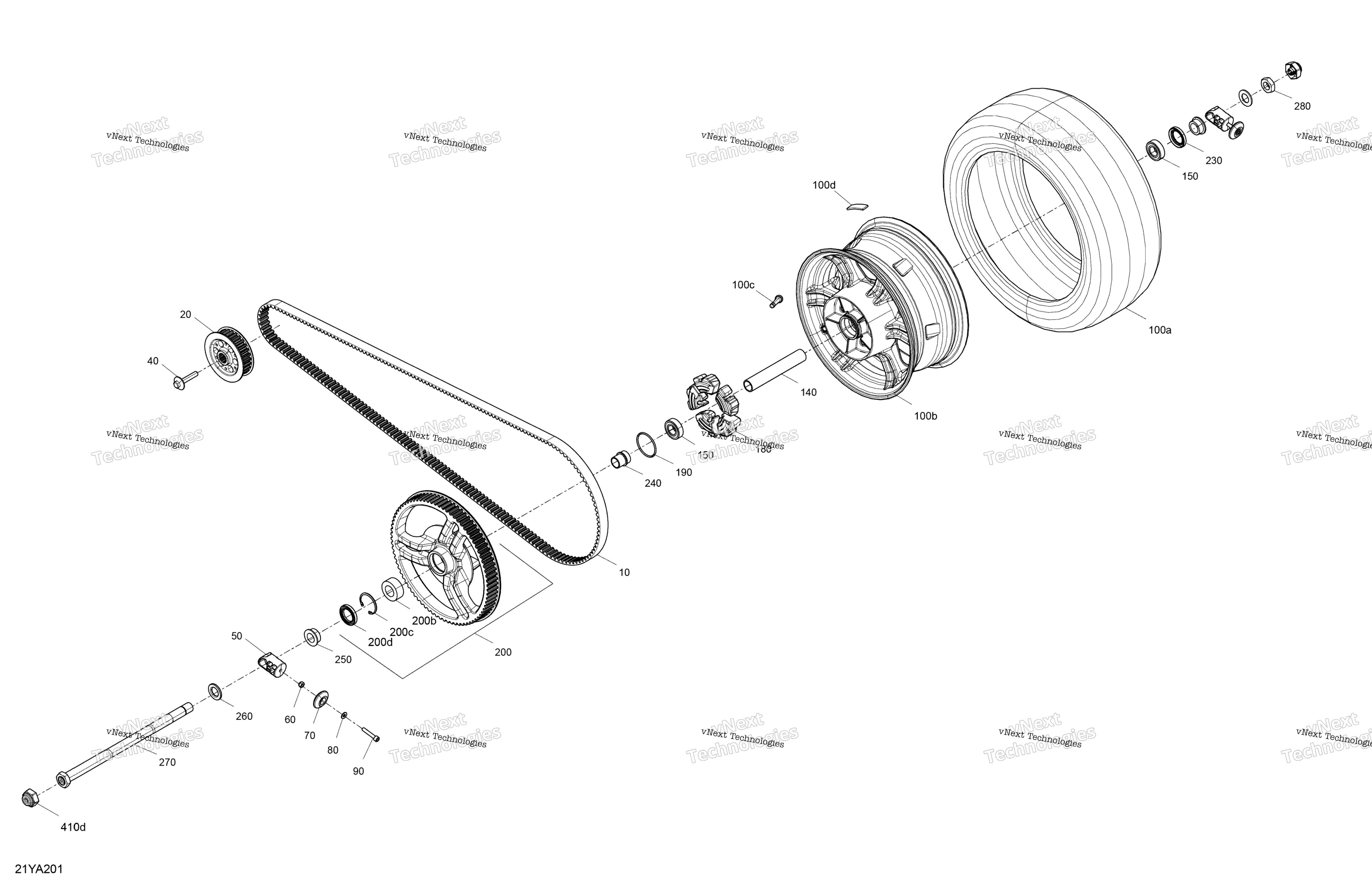 Привод - Rear Common Parts