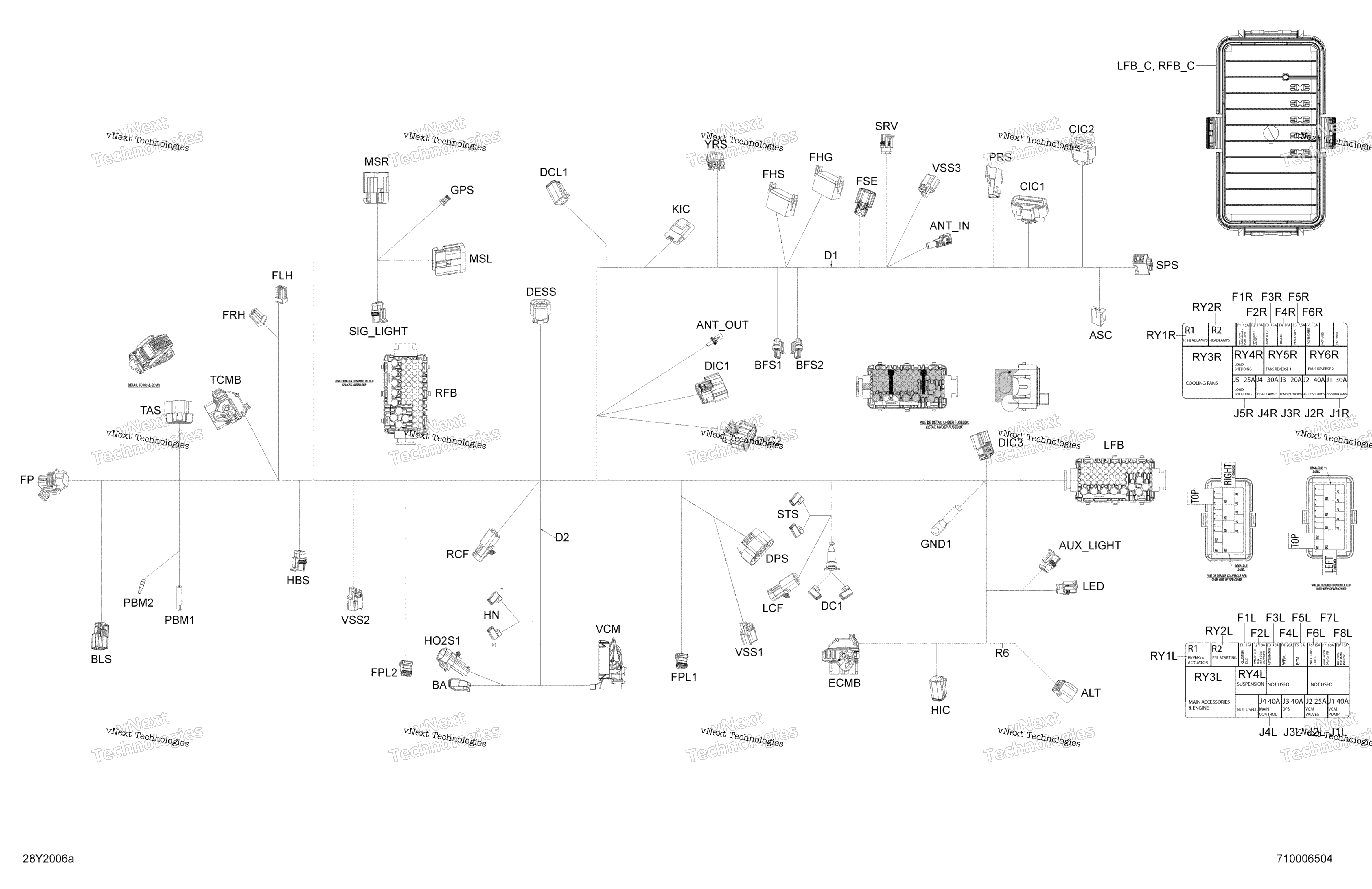 Электрооборудование Harness Chassis