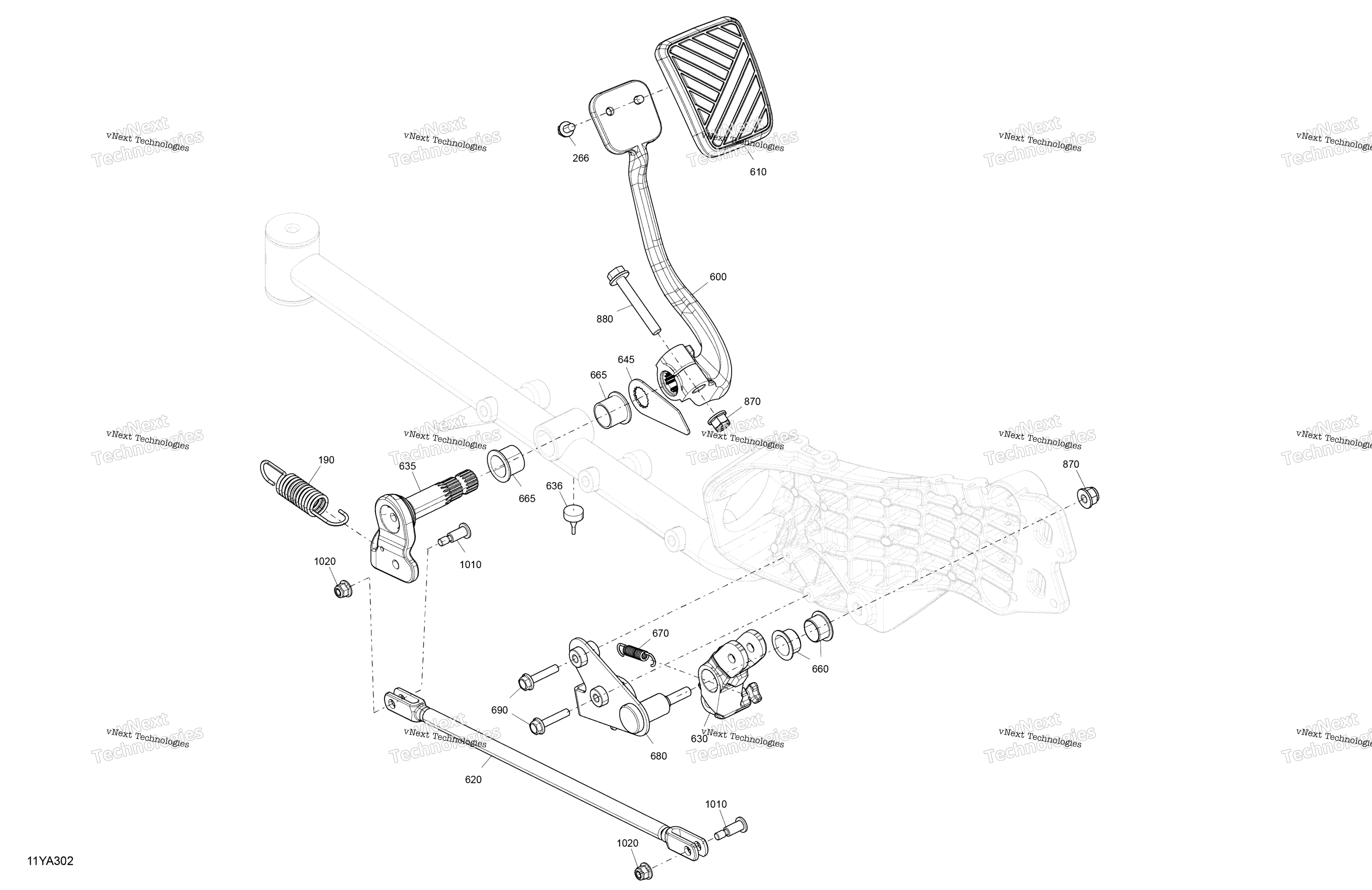 Mechanic Pedal тормоз