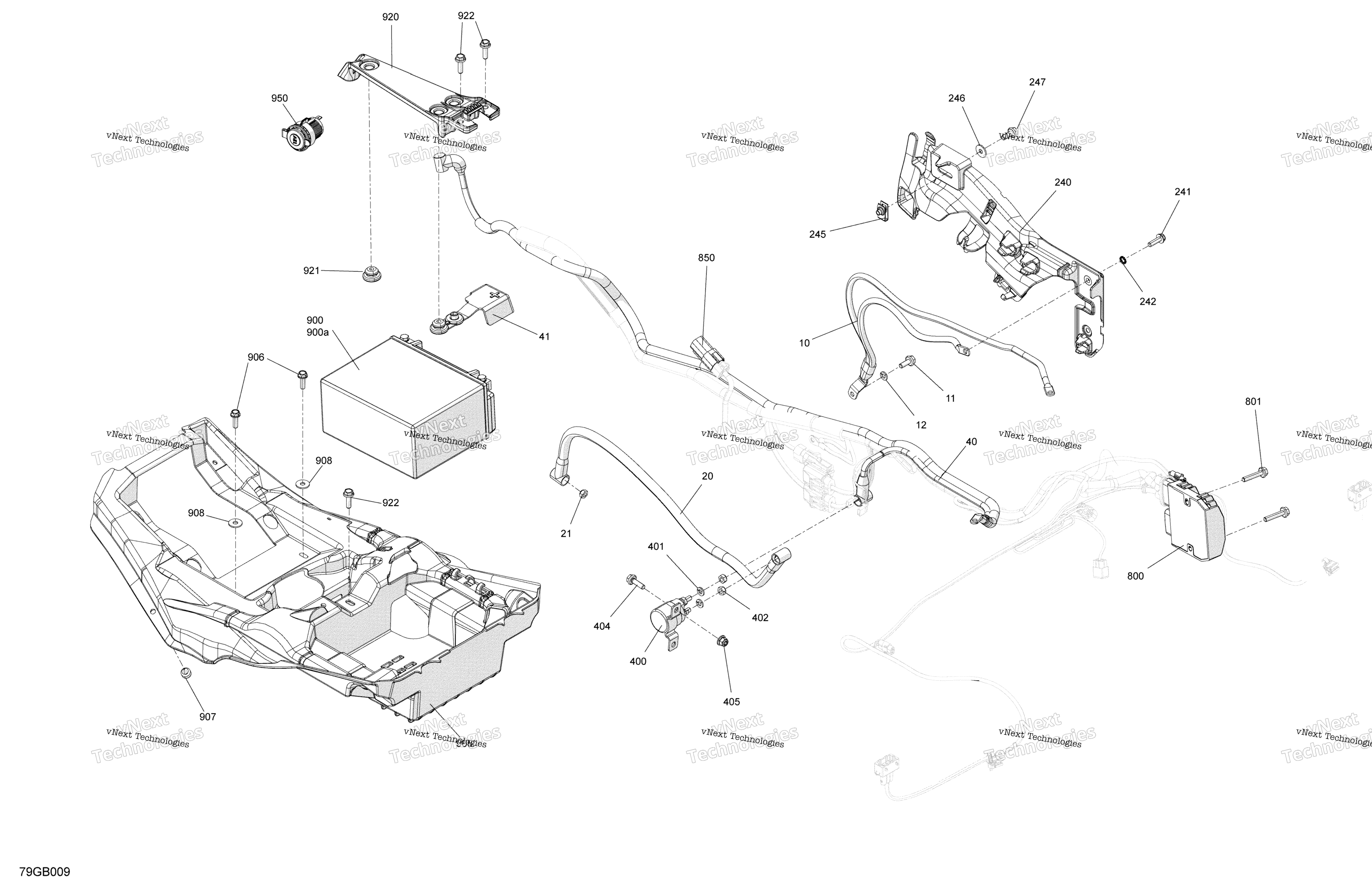 Электрооборудование - Rear Section