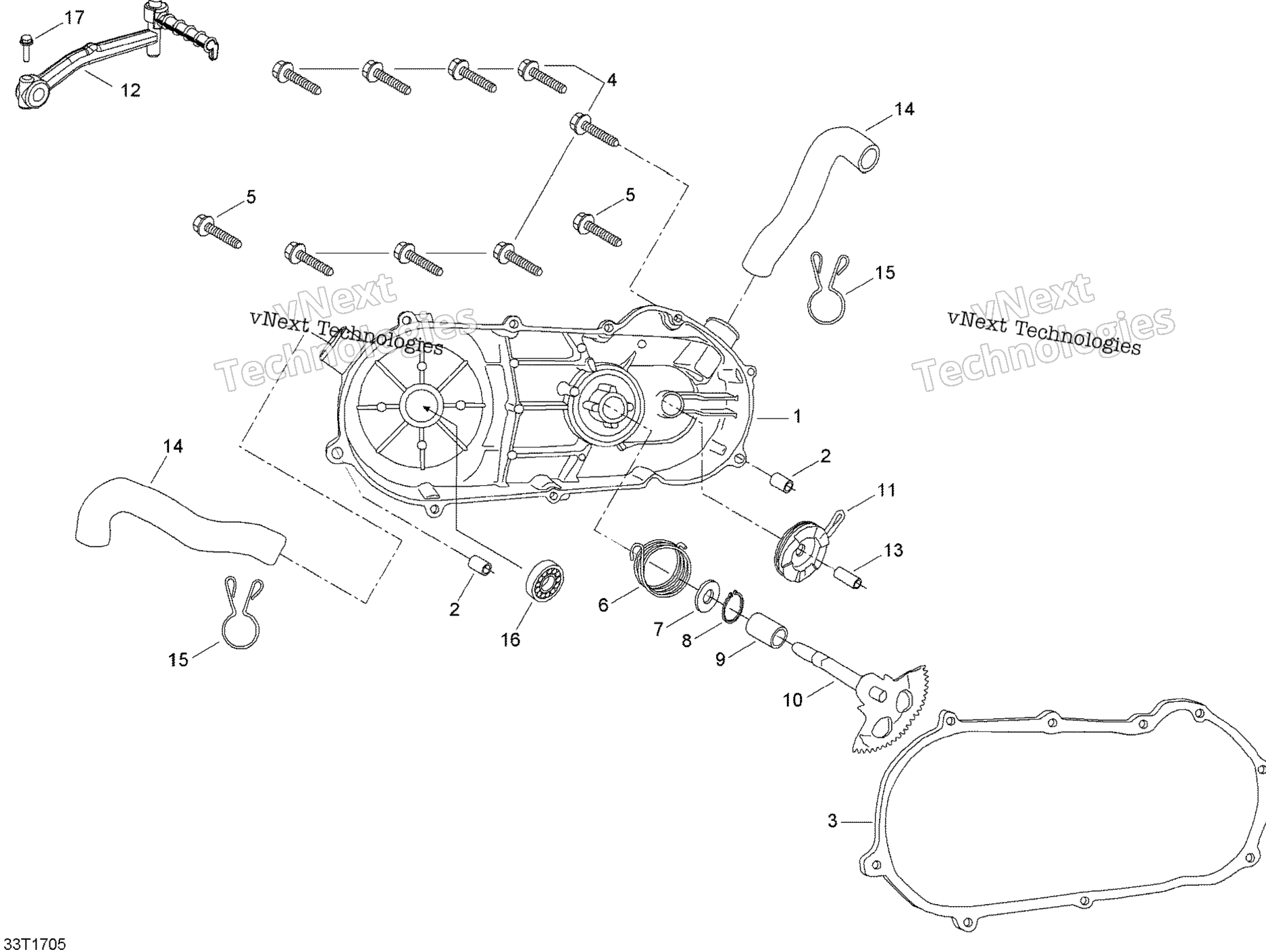 Cvt крышка и Kick Starter
