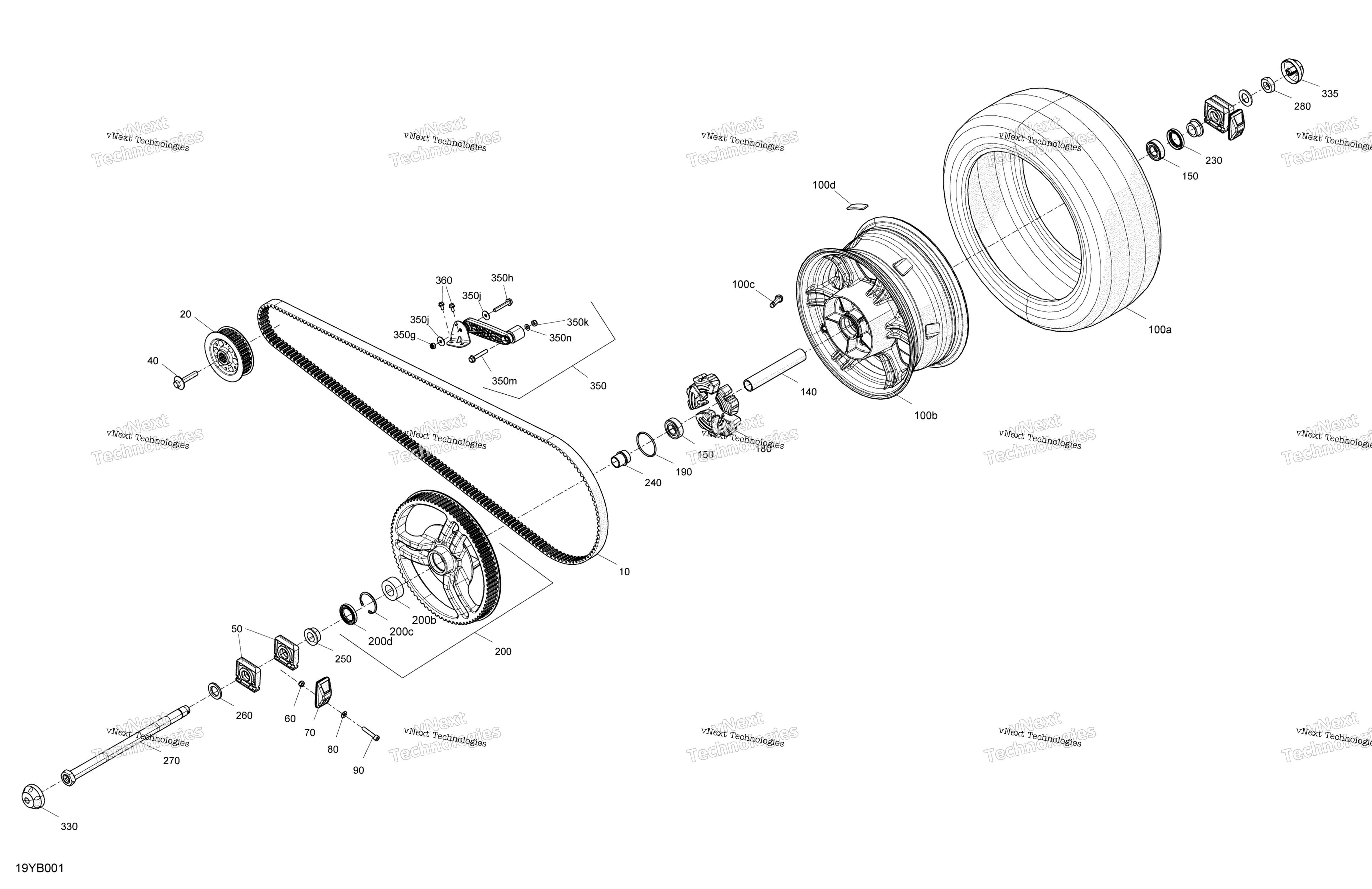Привод Rear - Common Parts