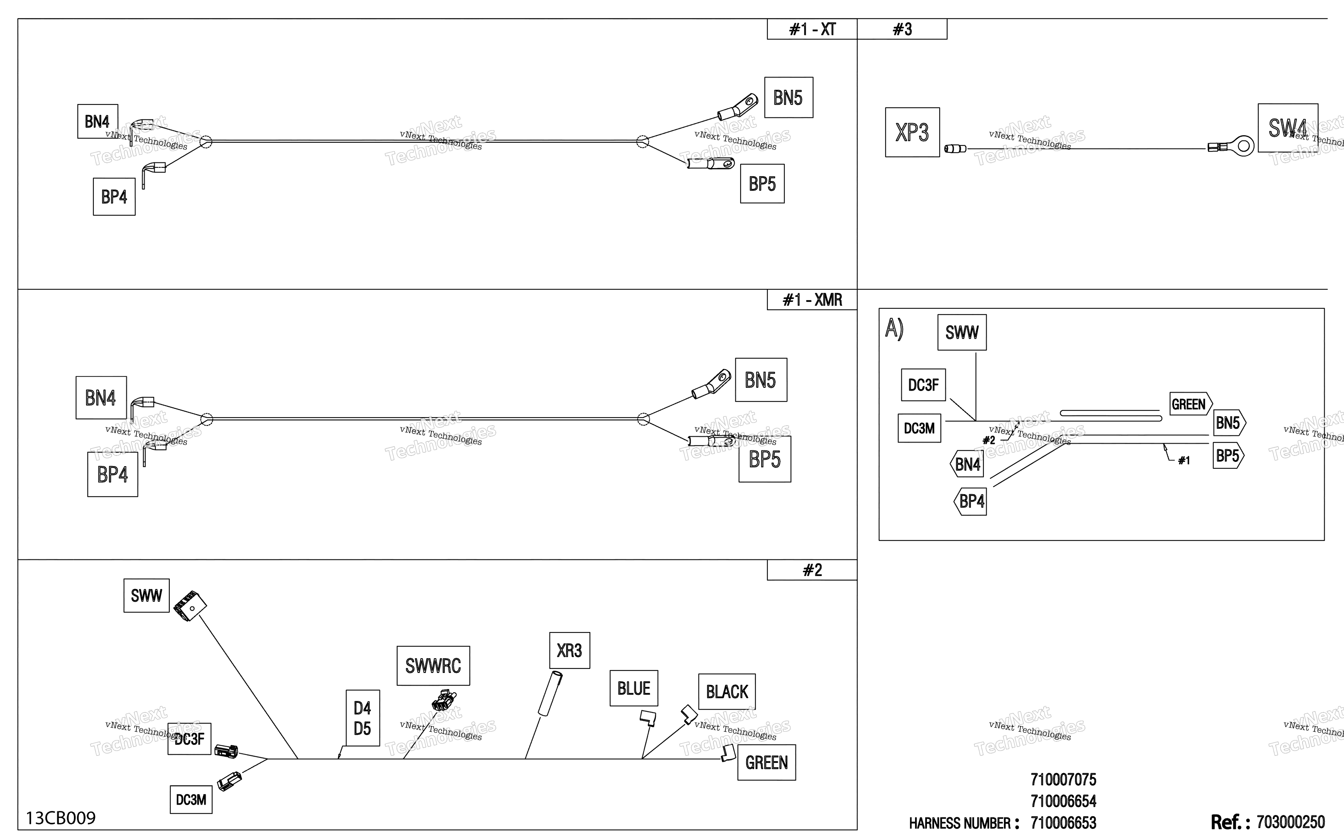 Электрооборудование - Winch Wiring Harness - 710006654