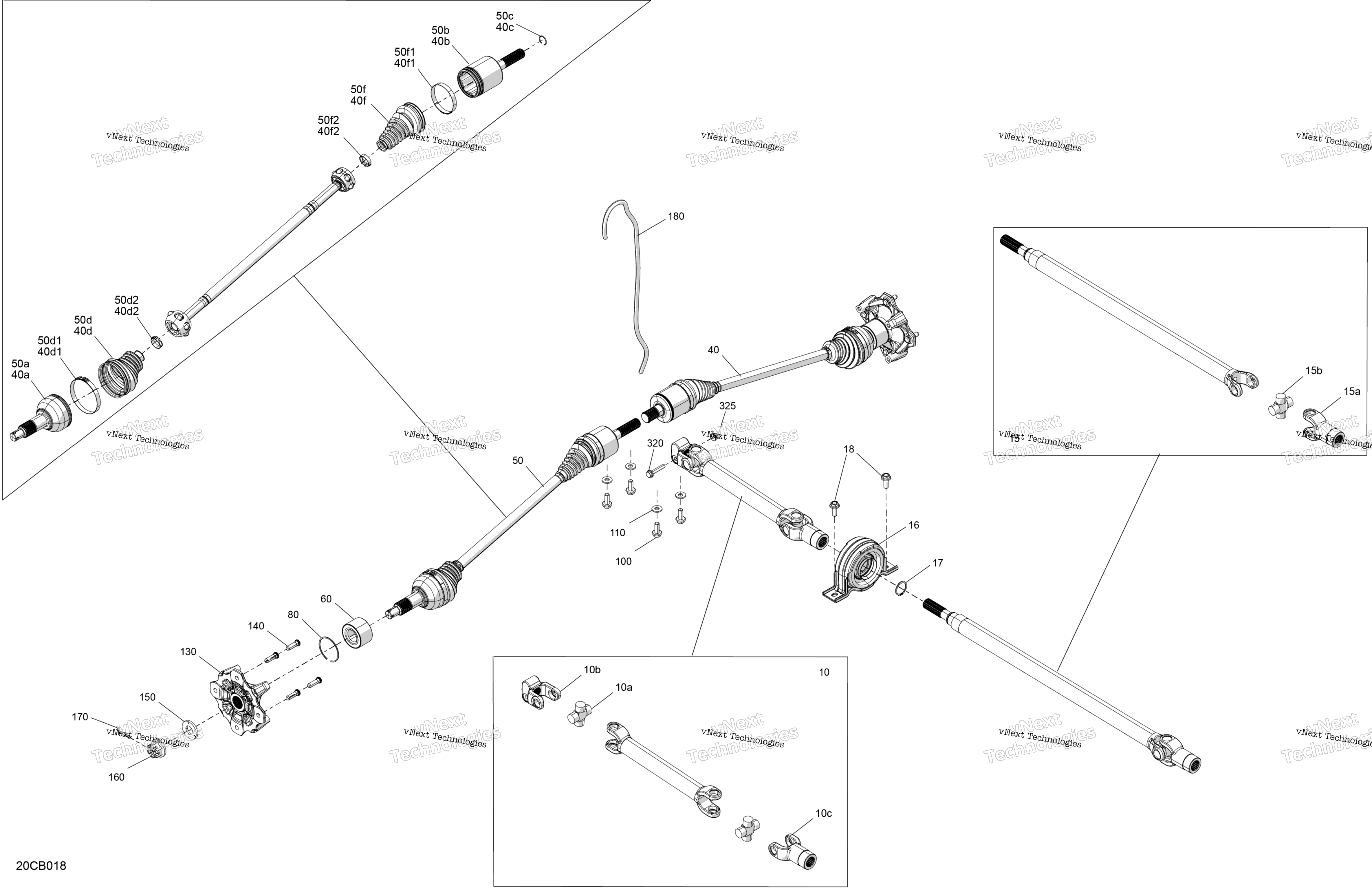 Привод - Front - Common Parts - Without Abs