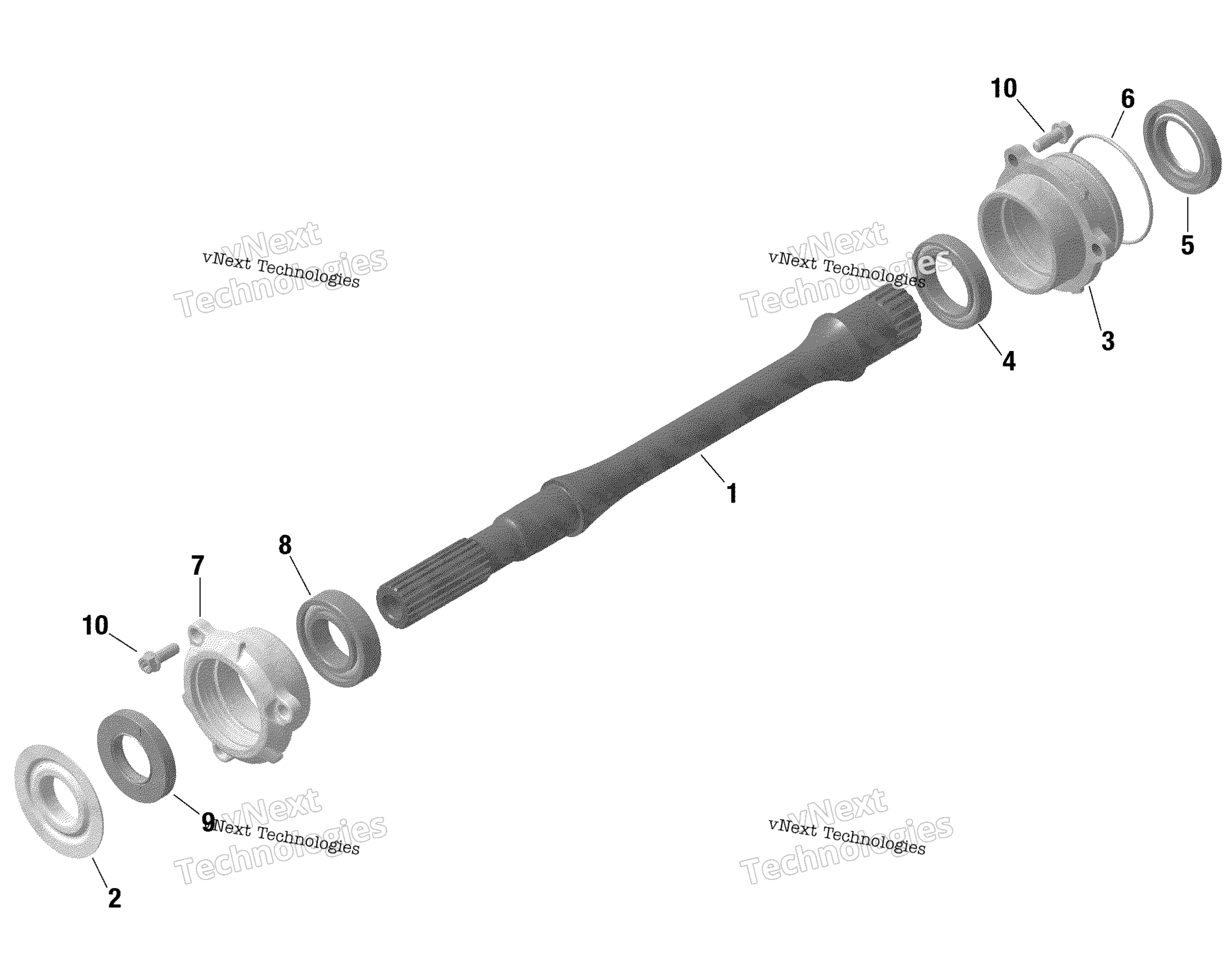 Rotax привод Shaft