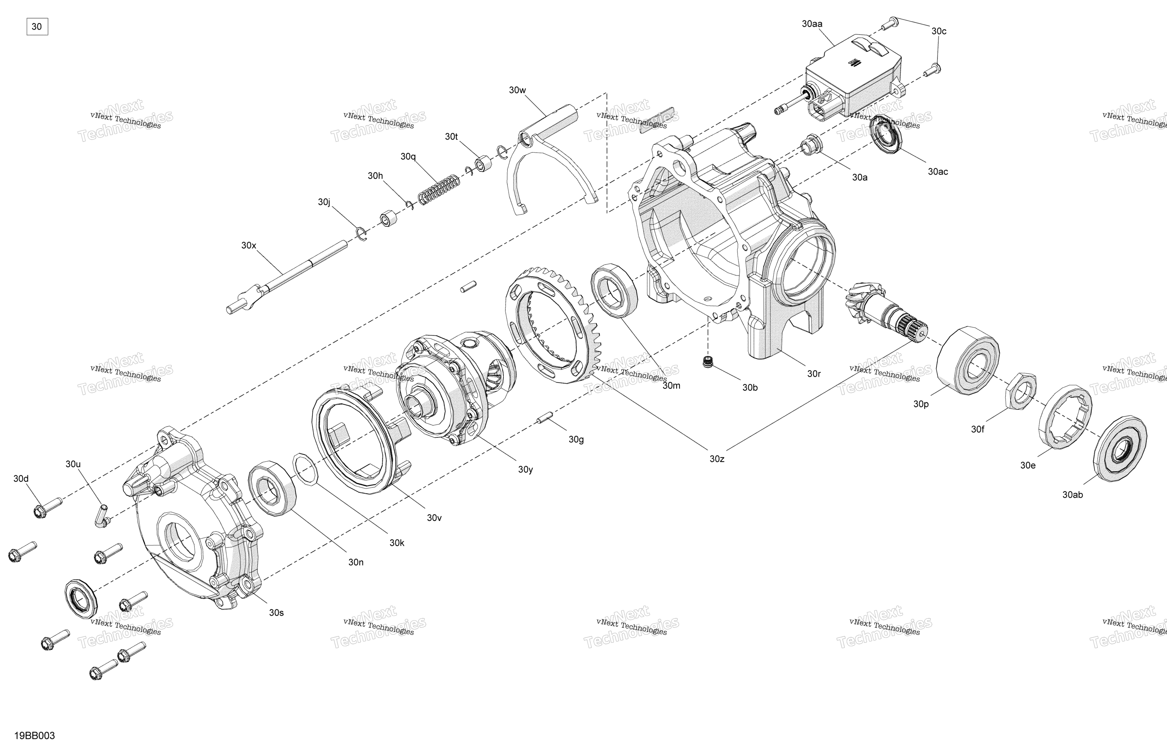 Привод - Front - Differential Parts