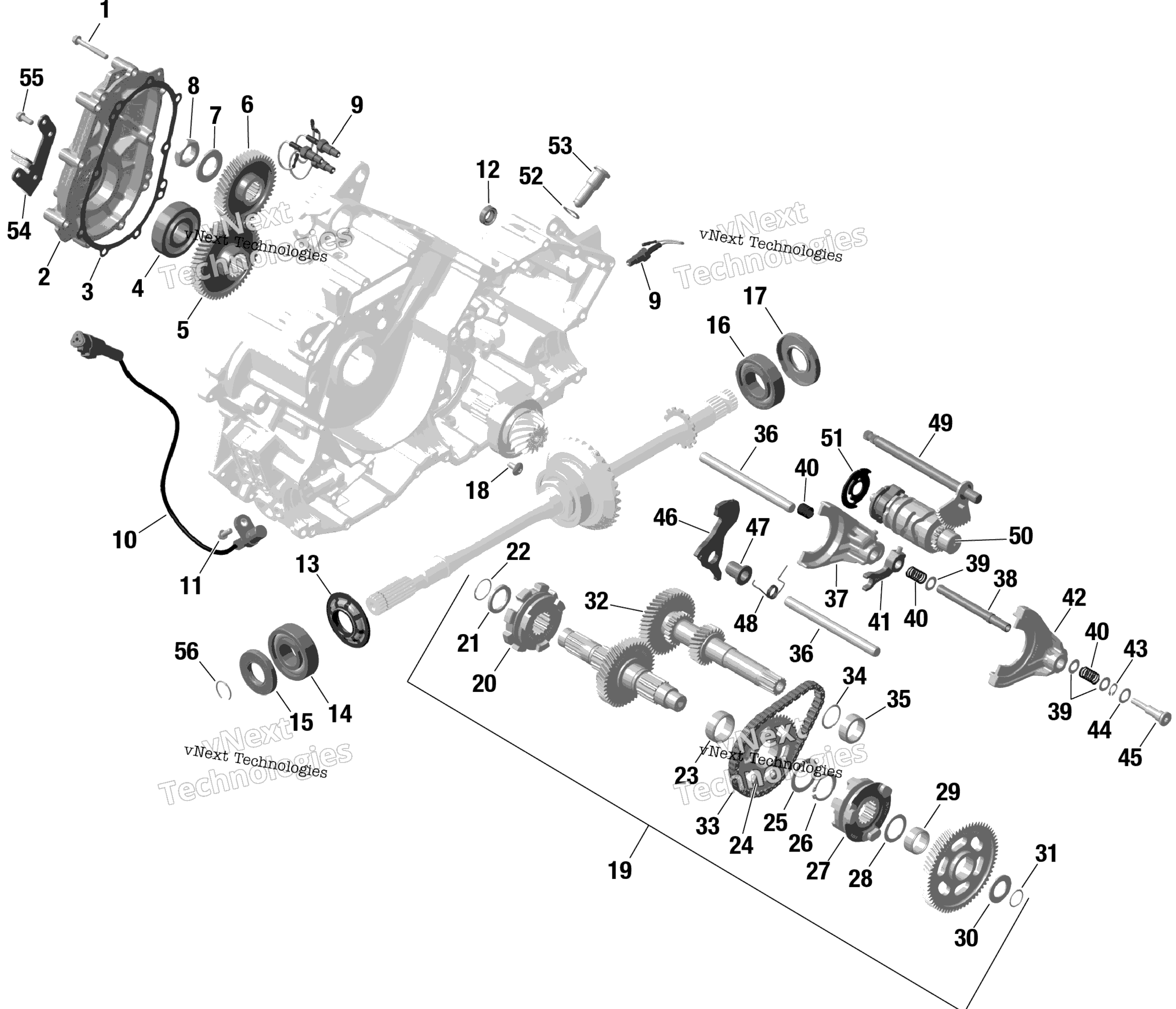 Rotax Gearbox
