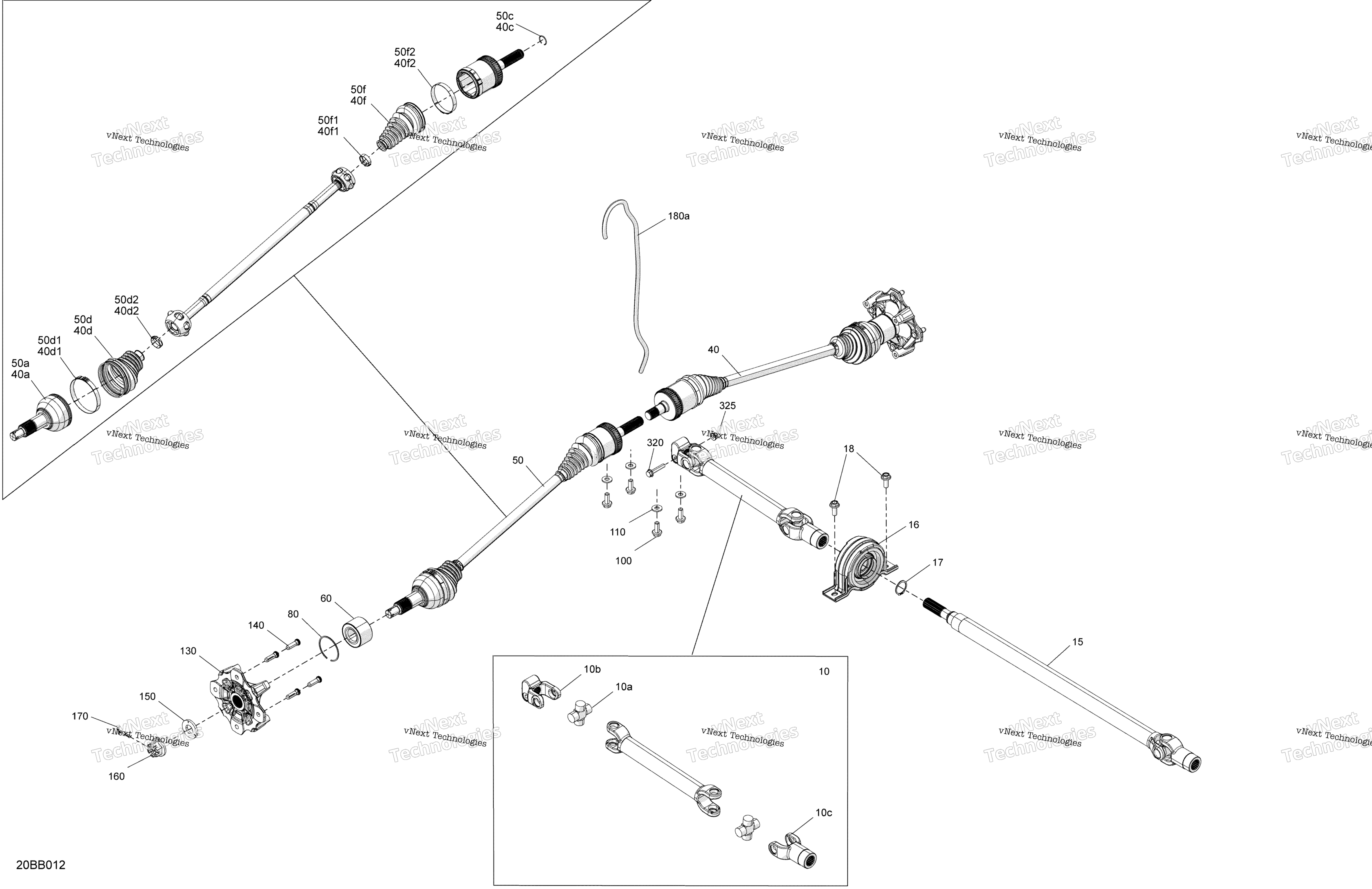 Привод - Front - Common Parts