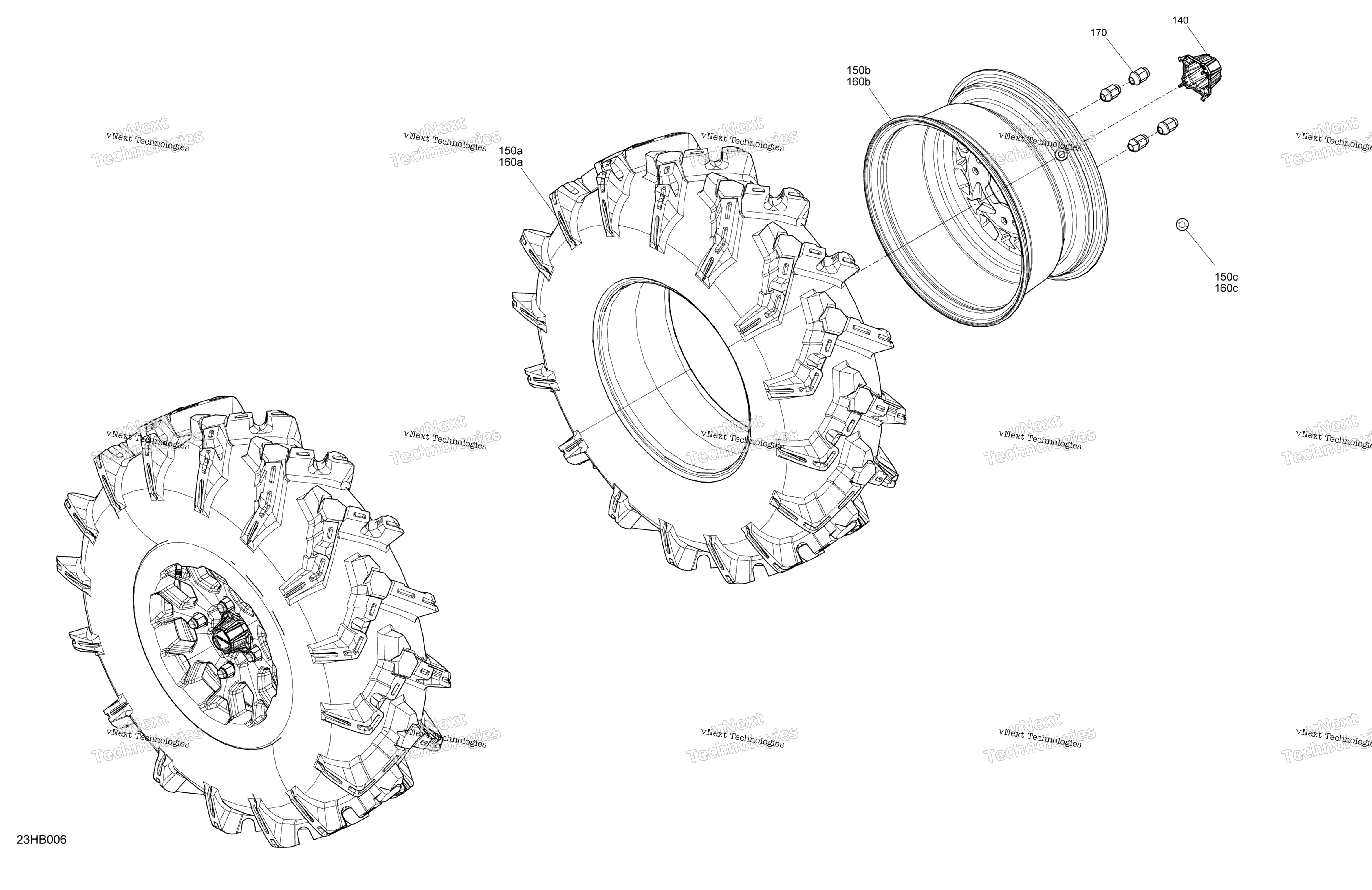 Привод - Rear Wheels - Width 64 Inch