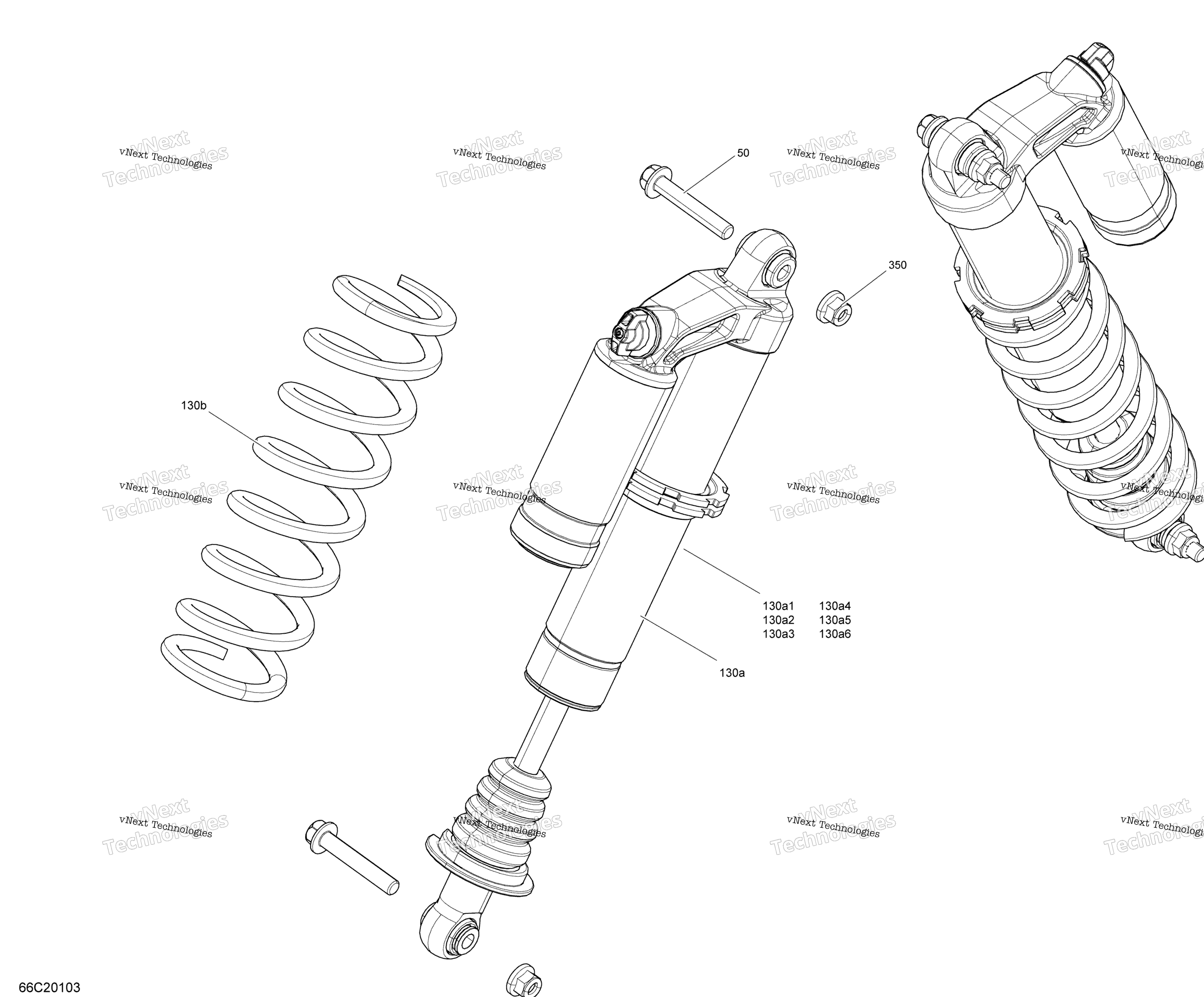 Передняя часть Shocks - Ltd