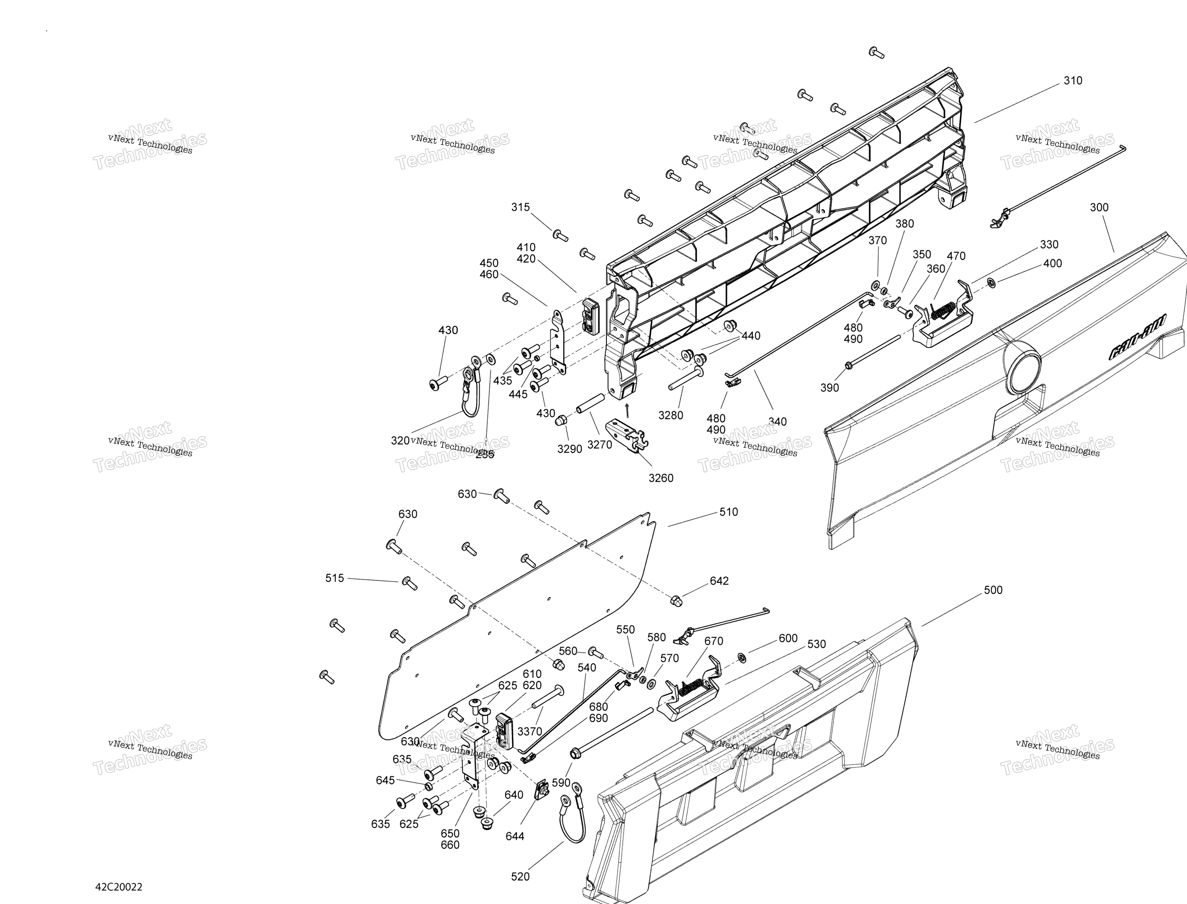 Задняя часть Cargo Box - Door