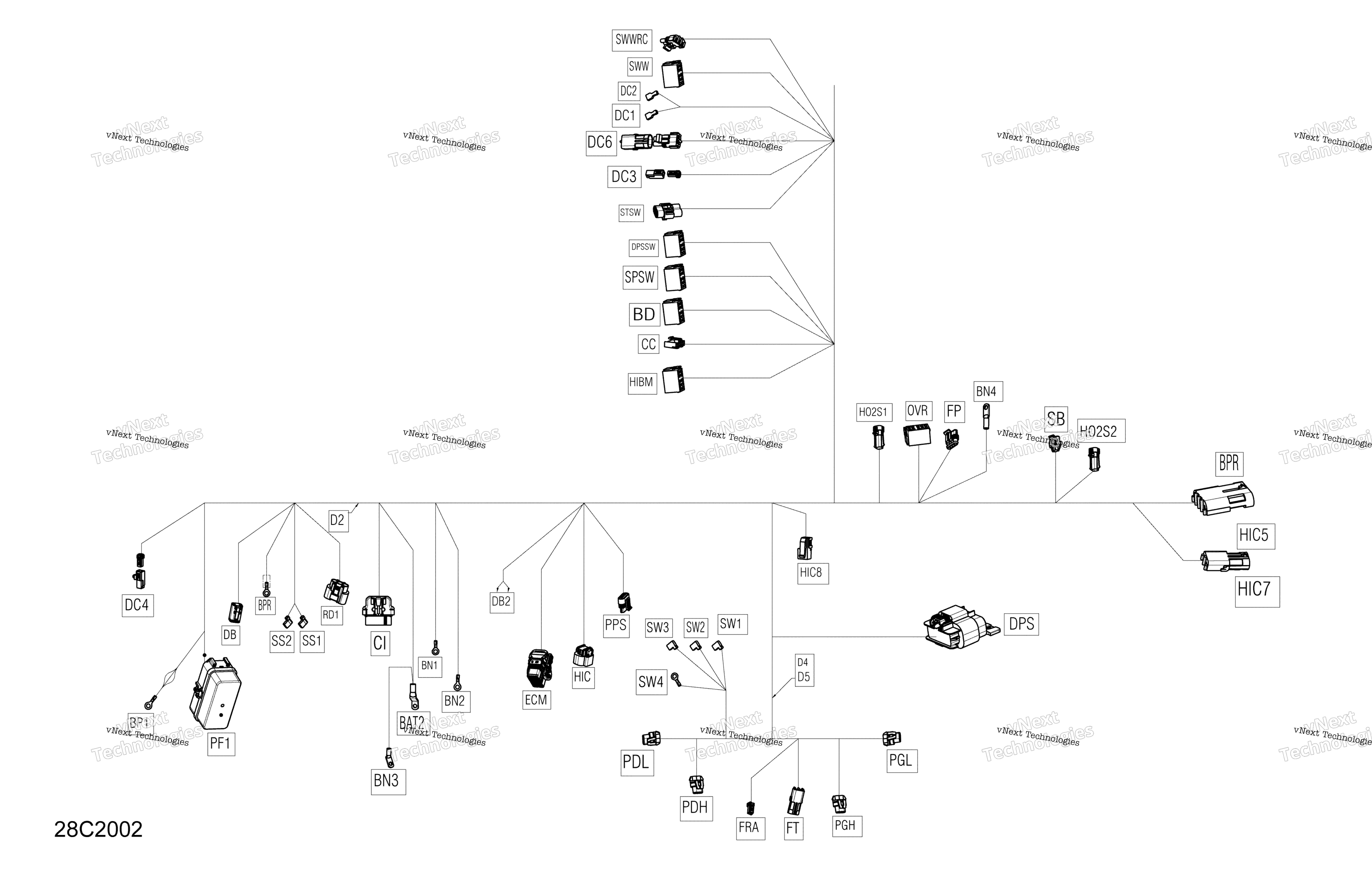 Основной Harness - 710006089