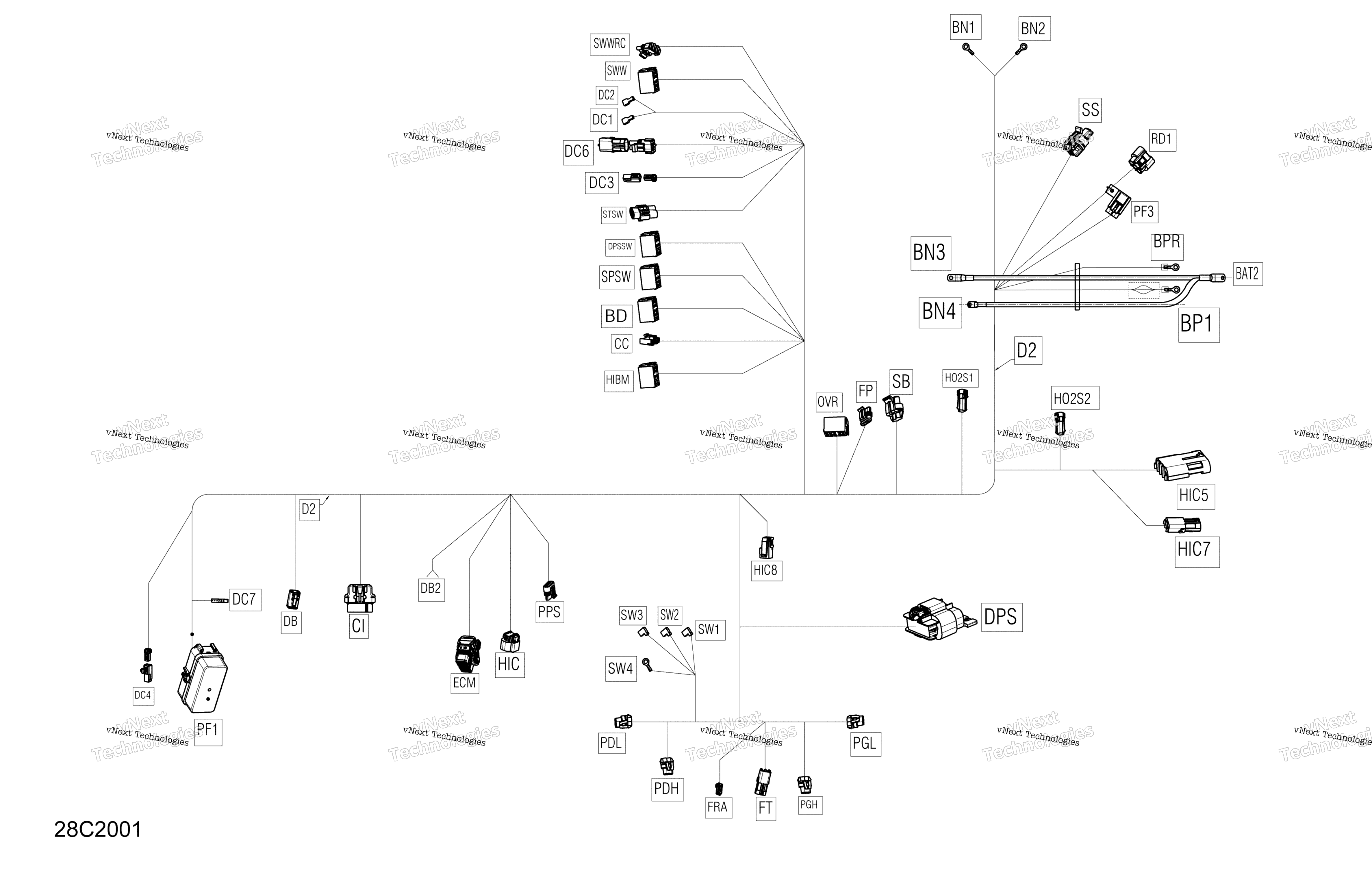 Основной Harness - 710006090