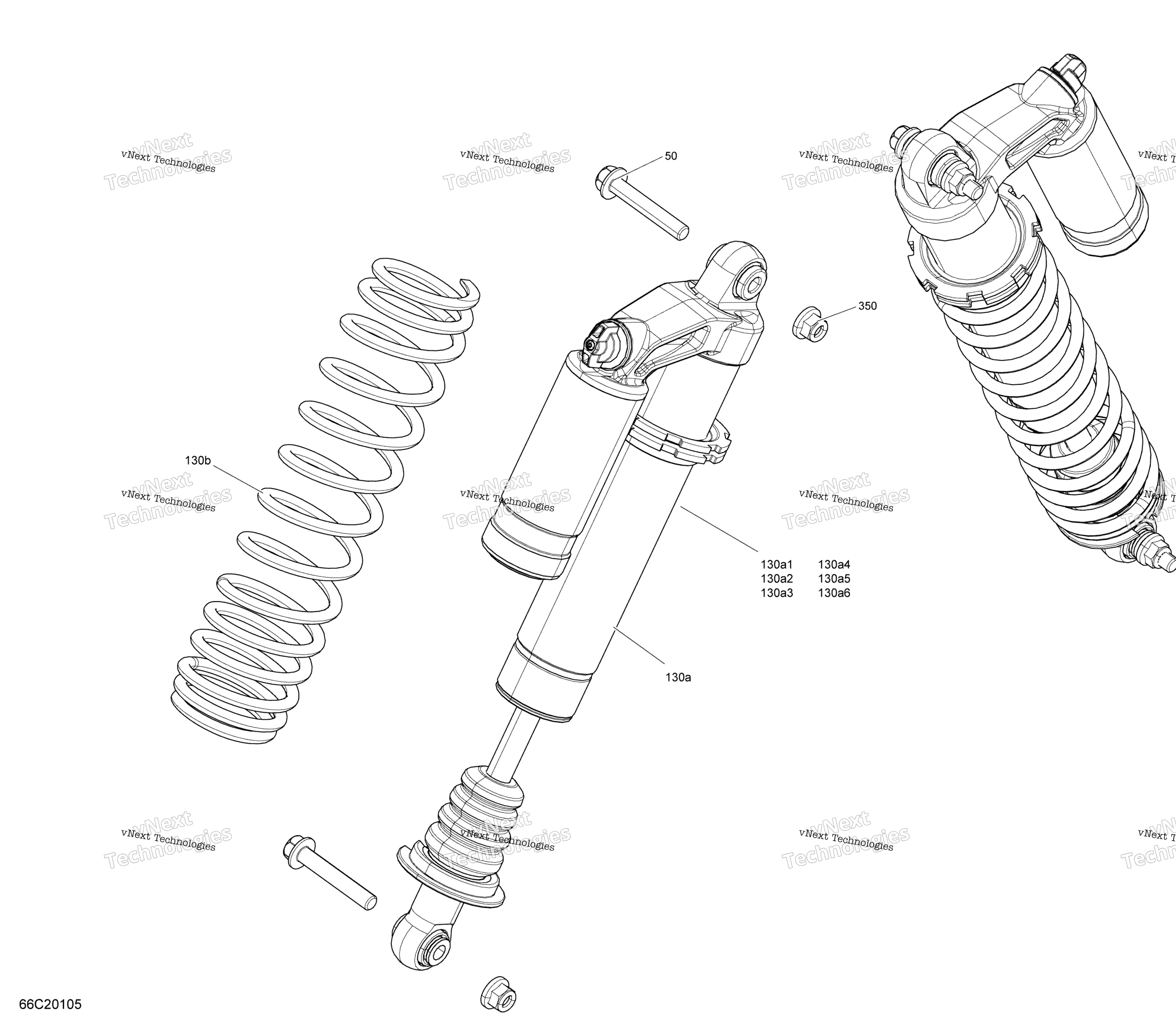 Передняя часть Shocks - Ltd