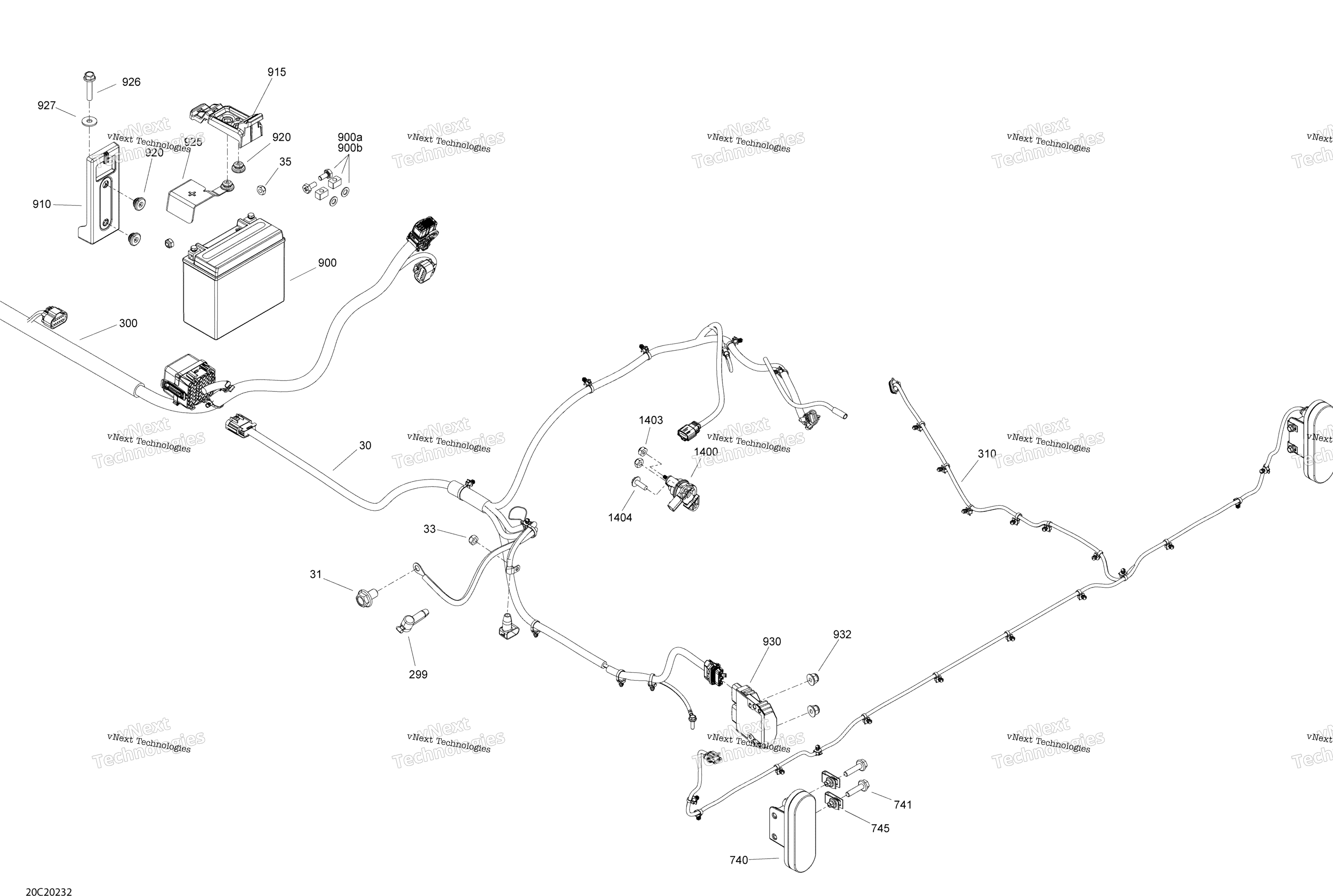 Электрооборудование - System - Rear Section