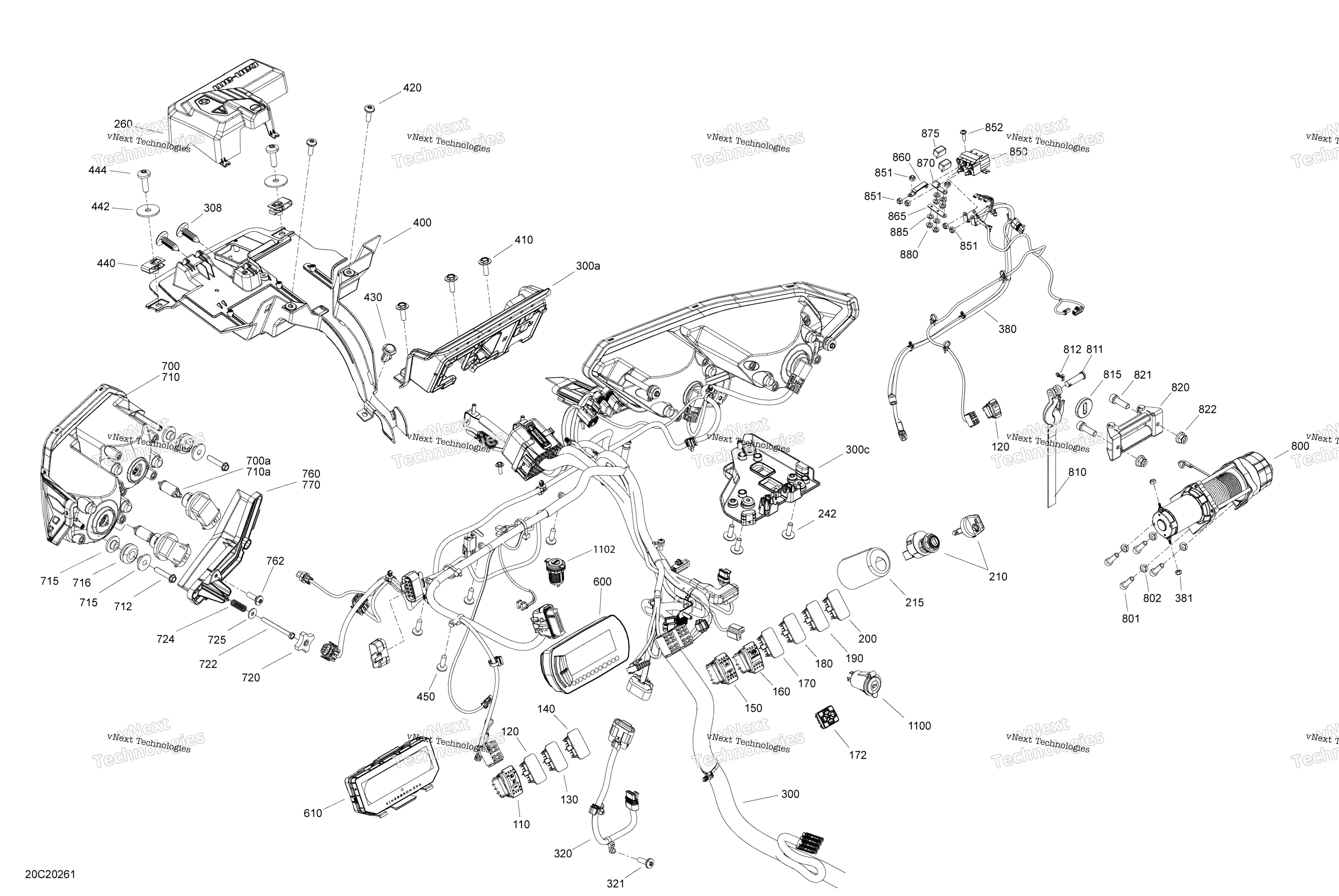 Электрооборудование - System - Front Section - Dps - Xt - Xtp