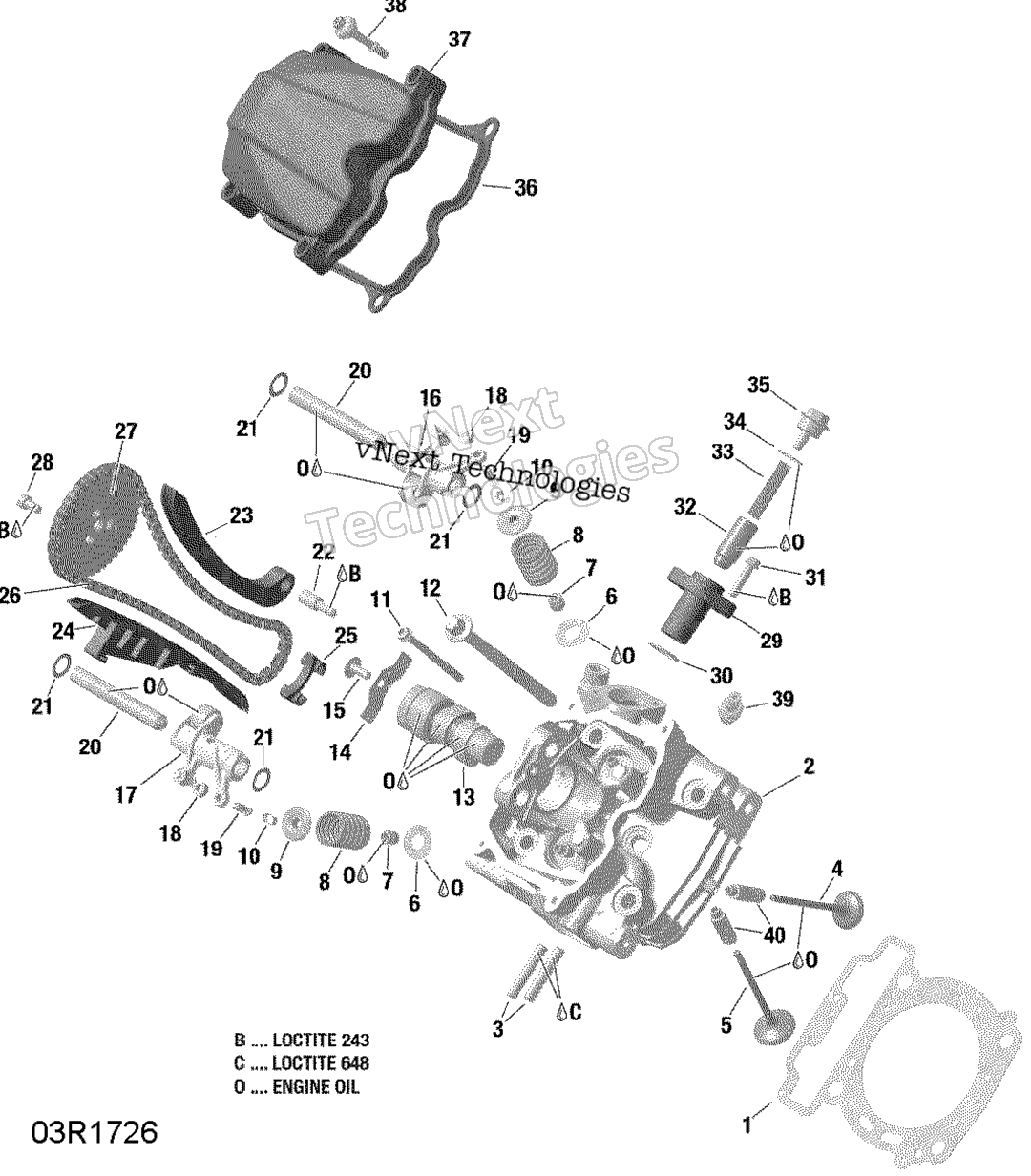 Цилиндр Head, Front - Hd8